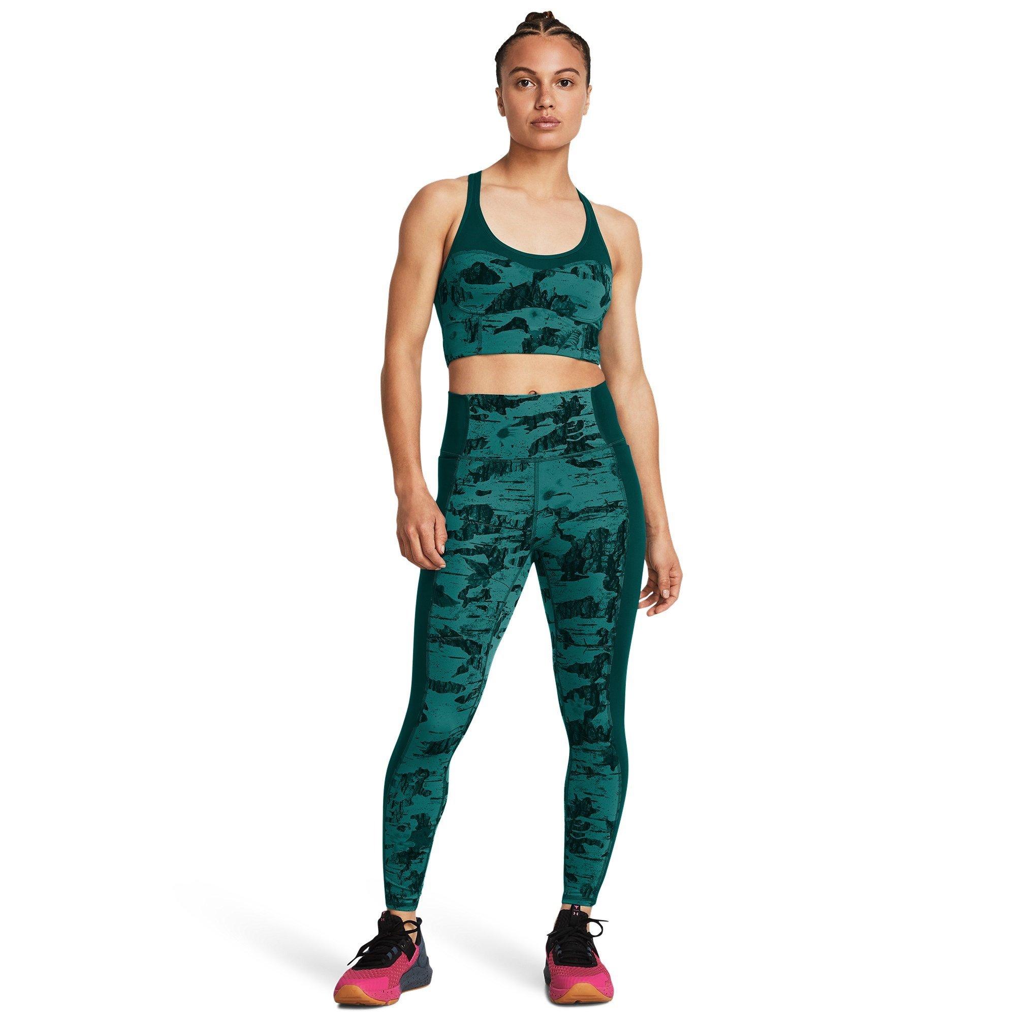Green - Under Armour - Large Ankle-Length Gym Legging - 6