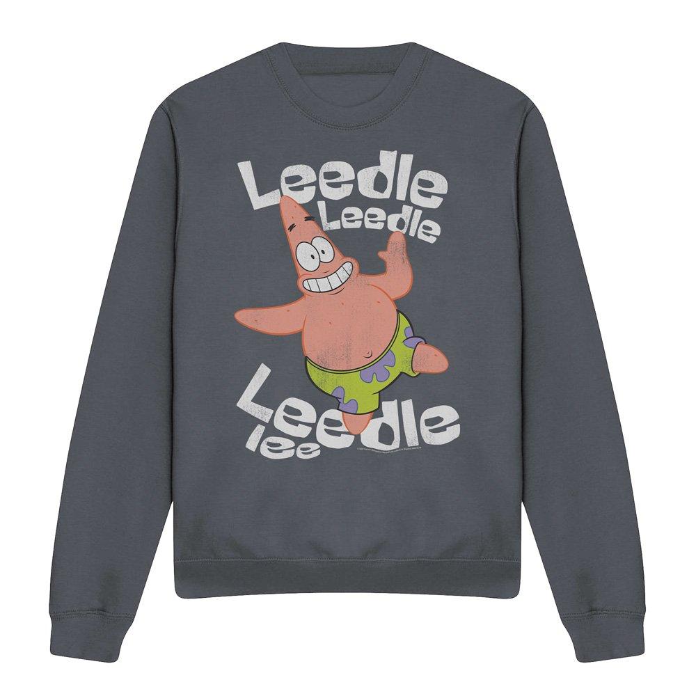 Charcoal - Spongebob - Spongebob Singing Patrick Crew Sweatshirt Charcoa - 4