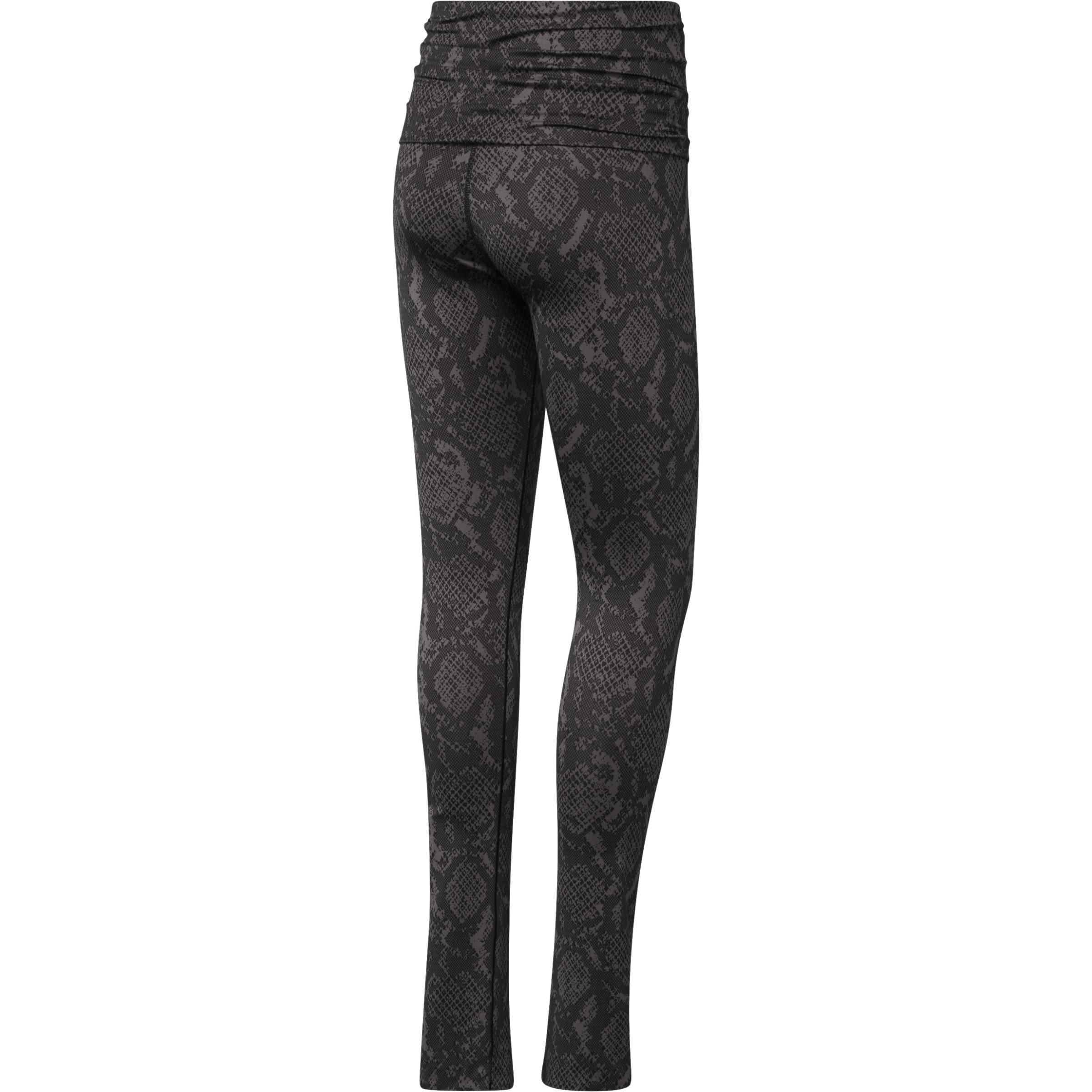 Python Charcoal - adidas by Stella McCartney - Stella Split Legging Ld54 - 2
