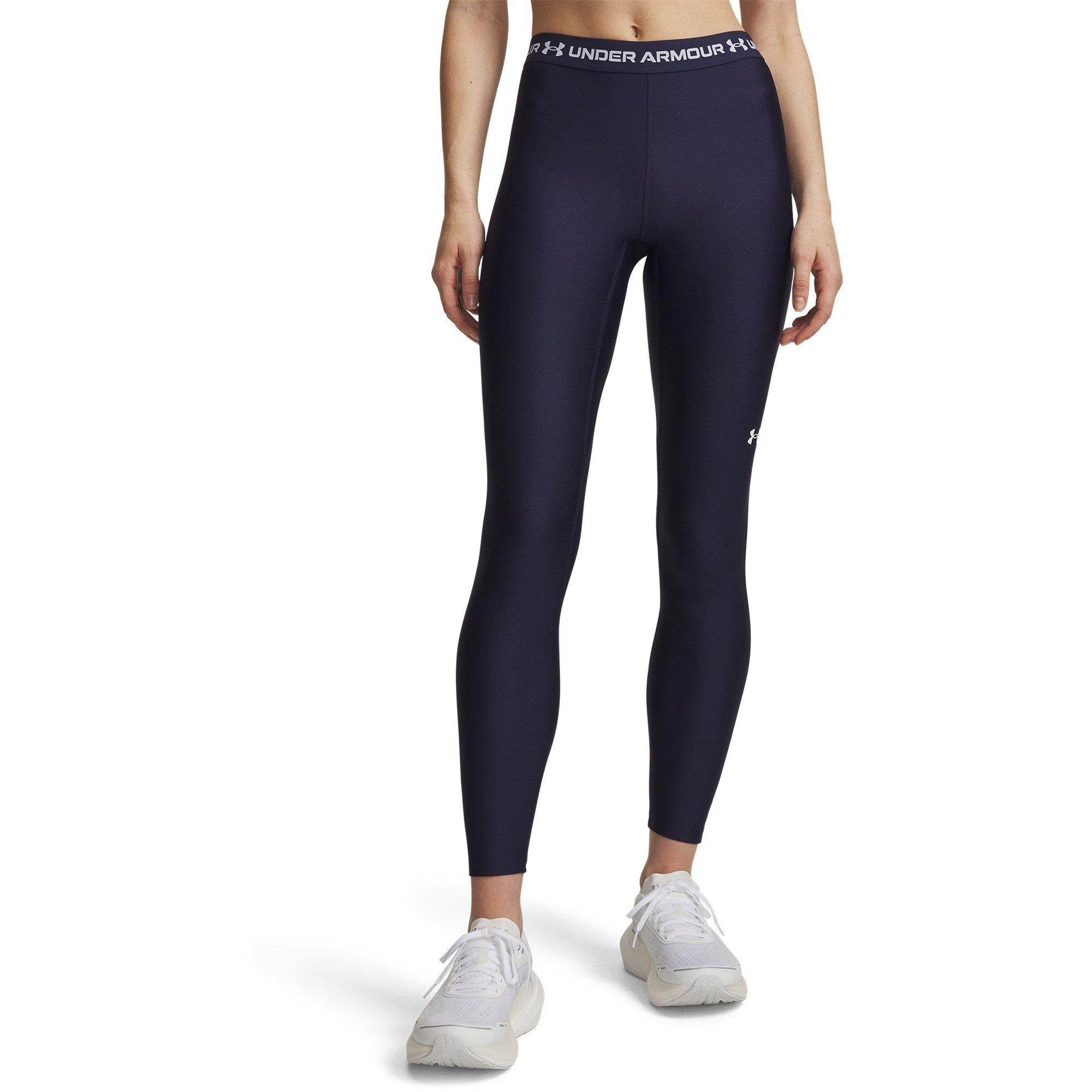 Under Armour Women's Heatgear® Performance Gym Legging - Mid Navy/White - 8 (XS)