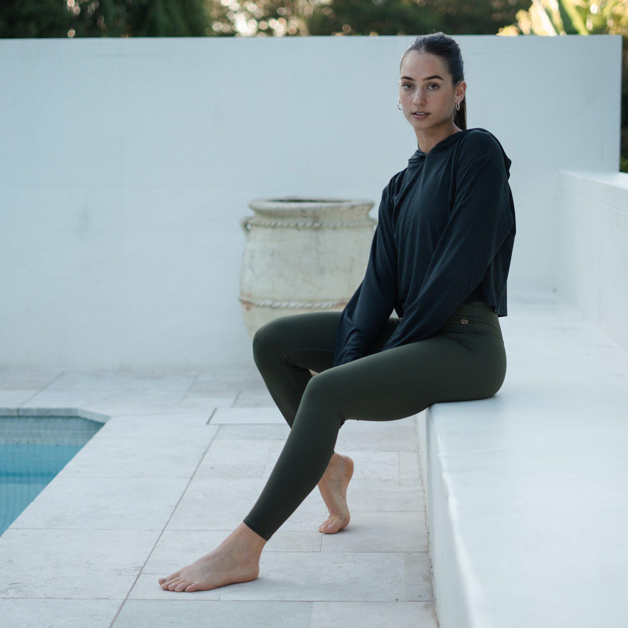 KHAKI - Bahe - Dinamica High-Rise 7/8 Legging - 7
