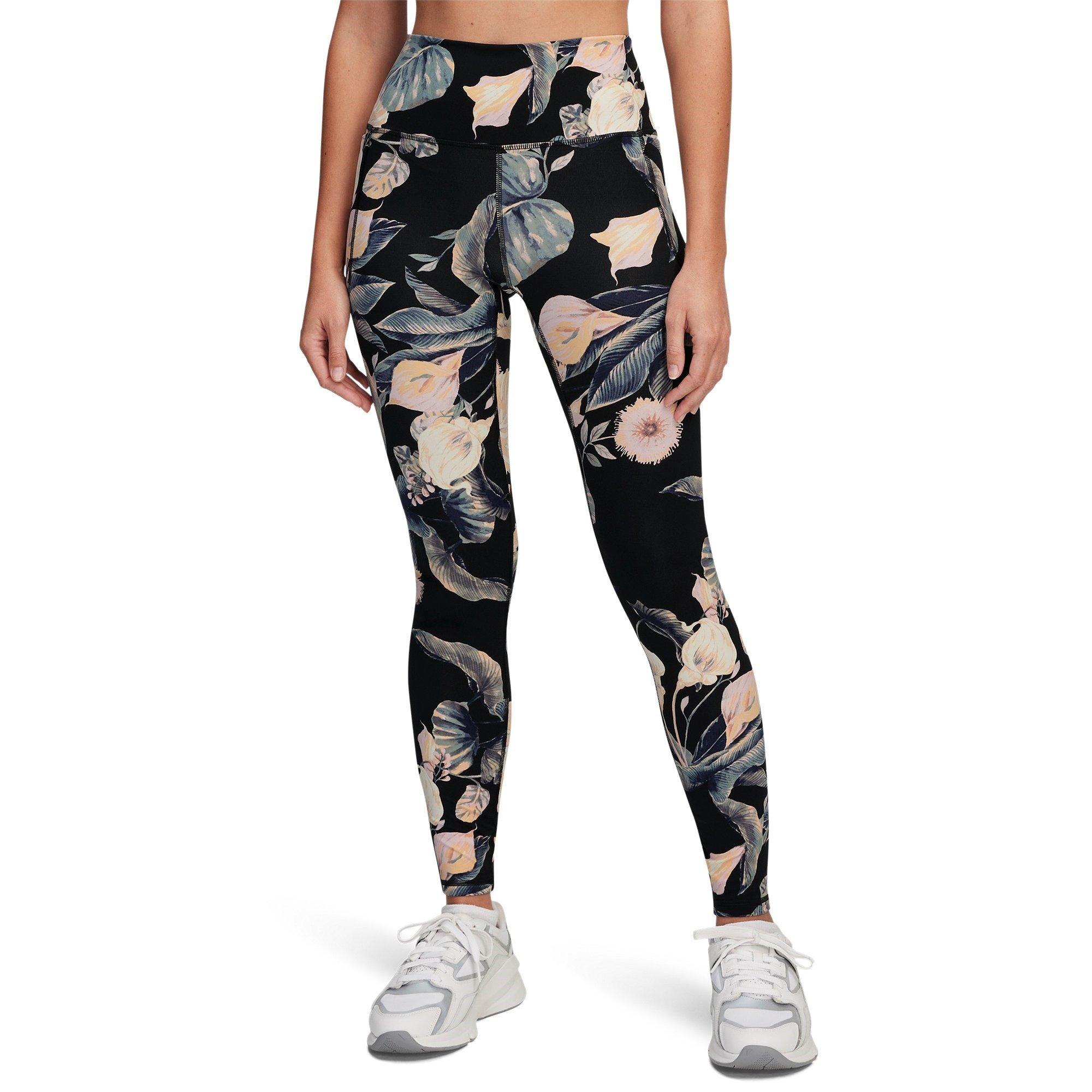 Black - Under Armour - Women's Meridian Print Gym Leggings - 1