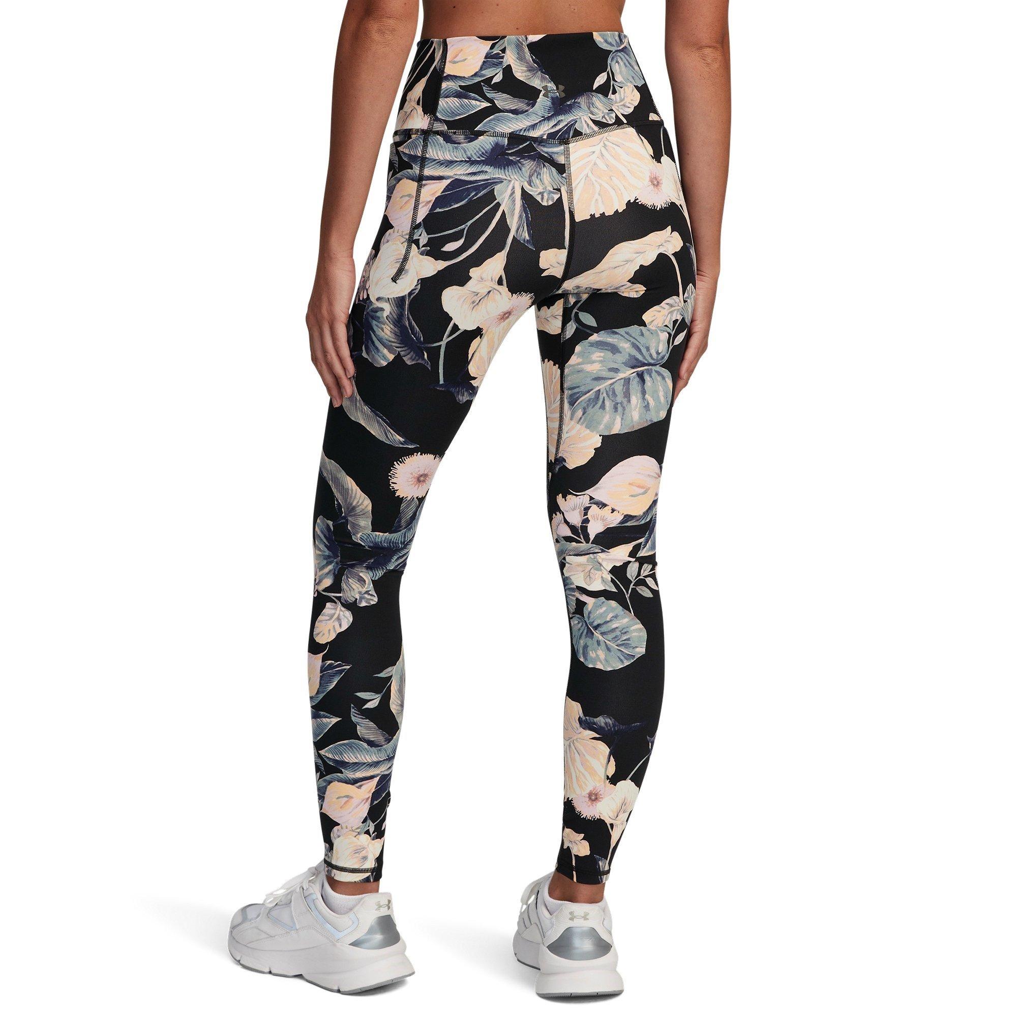 Black - Under Armour - Meridian Print Gym Leggings - 2