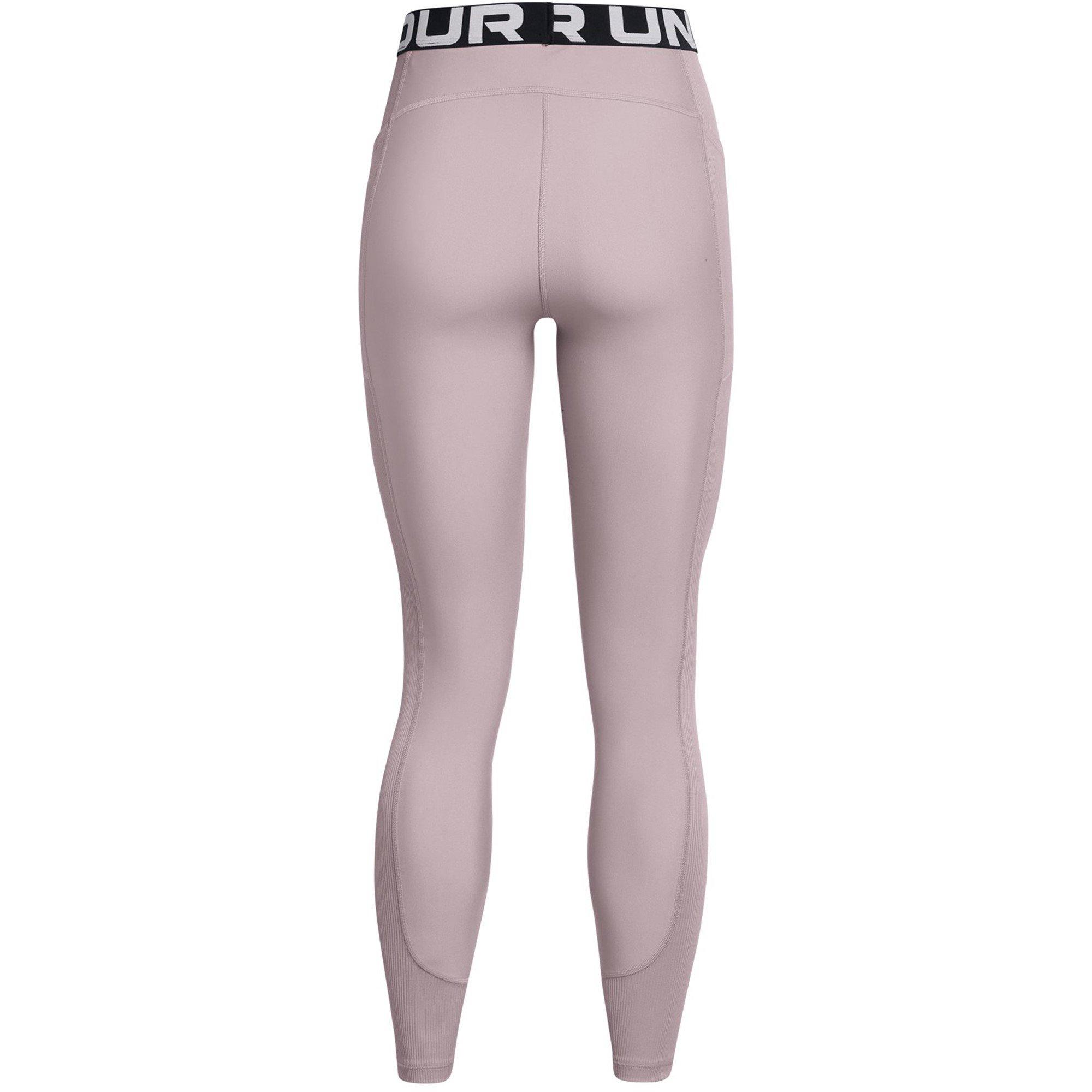 Grey - Under Armour - HeatGear Gym Leggings - 2