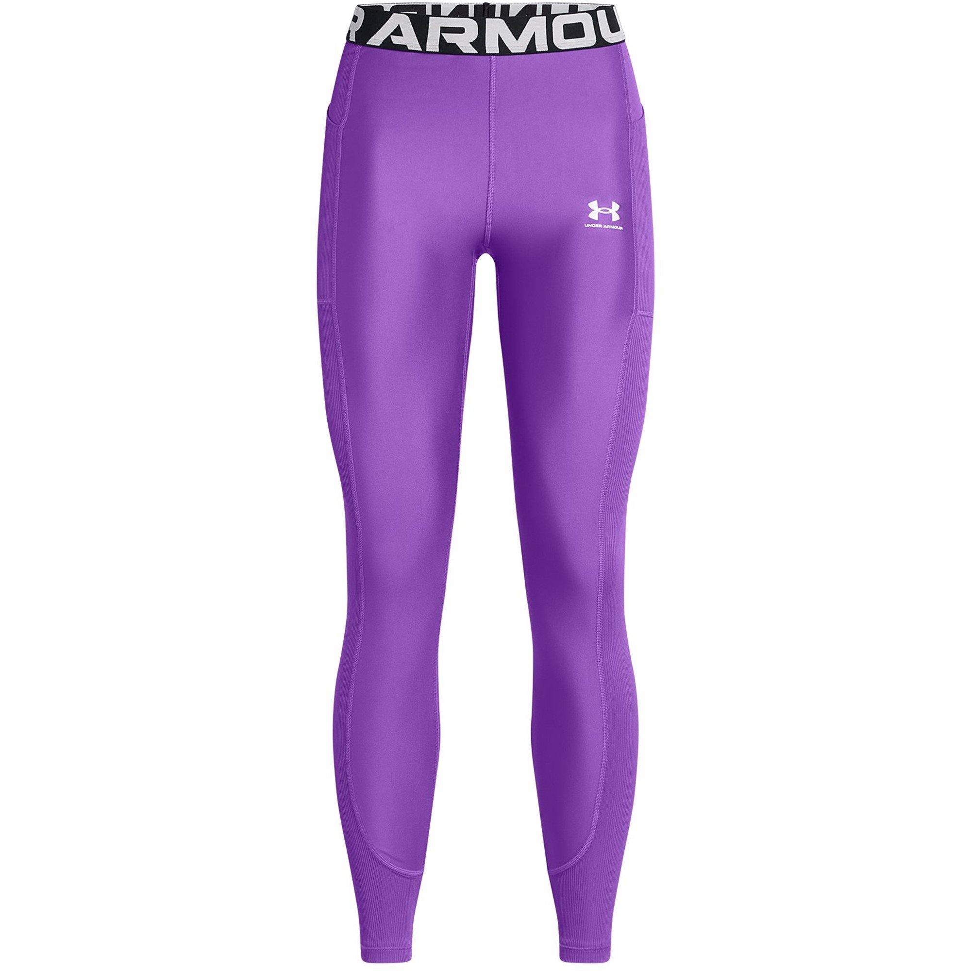 Under Armour Women's Heatgear Gym Leggings - Purple - 10 (S)