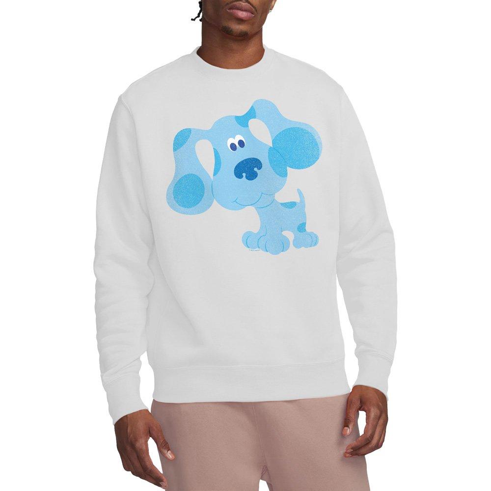 White - Nickelodeon - Blues Clues Blue Hug Crew Sweatshirt White - 1
