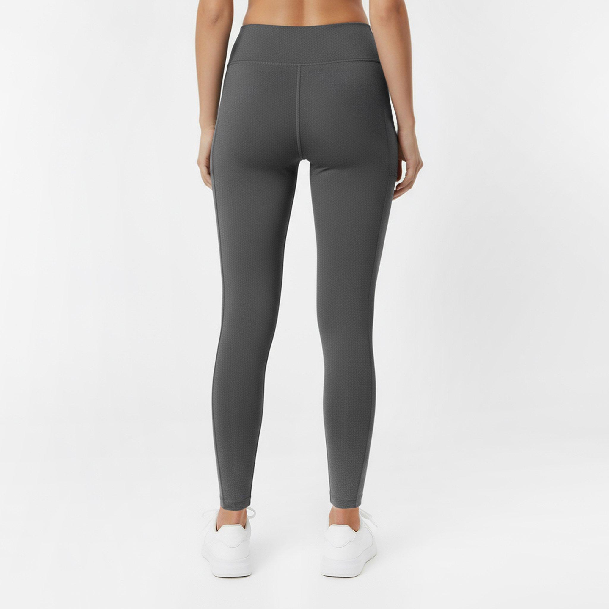 Holzkohle Melange - USA Pro - Mid Rise Leggings - 4