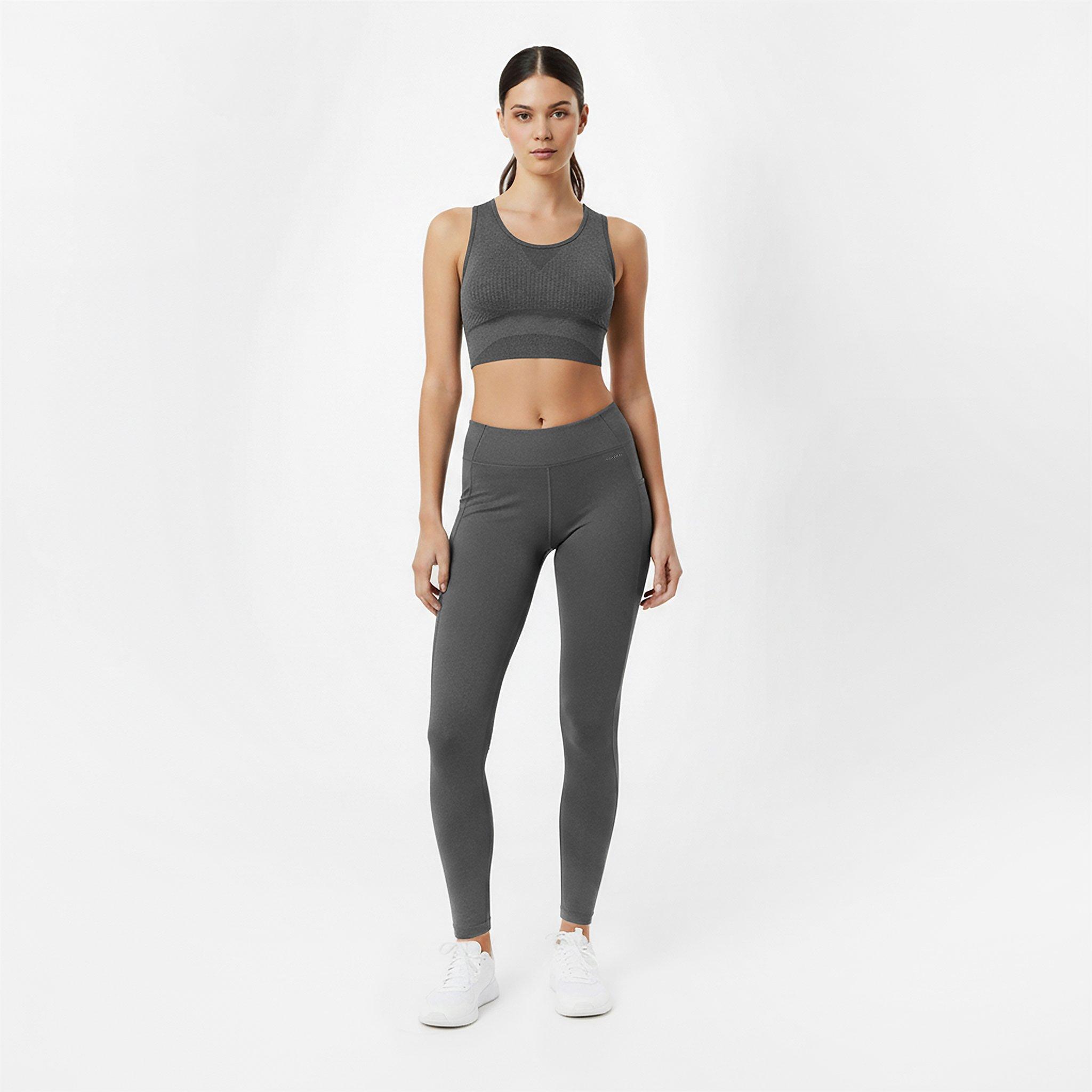Holzkohle Melange - USA Pro - Mid Rise Leggings - 5