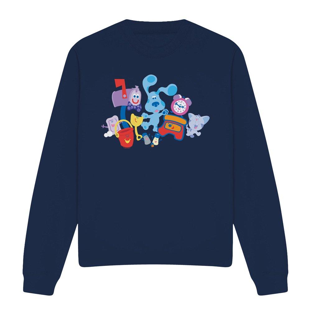 Navy - Nickelodeon - Blues Clues (Classic) Friend Party-Crew Sweatshirt - 4