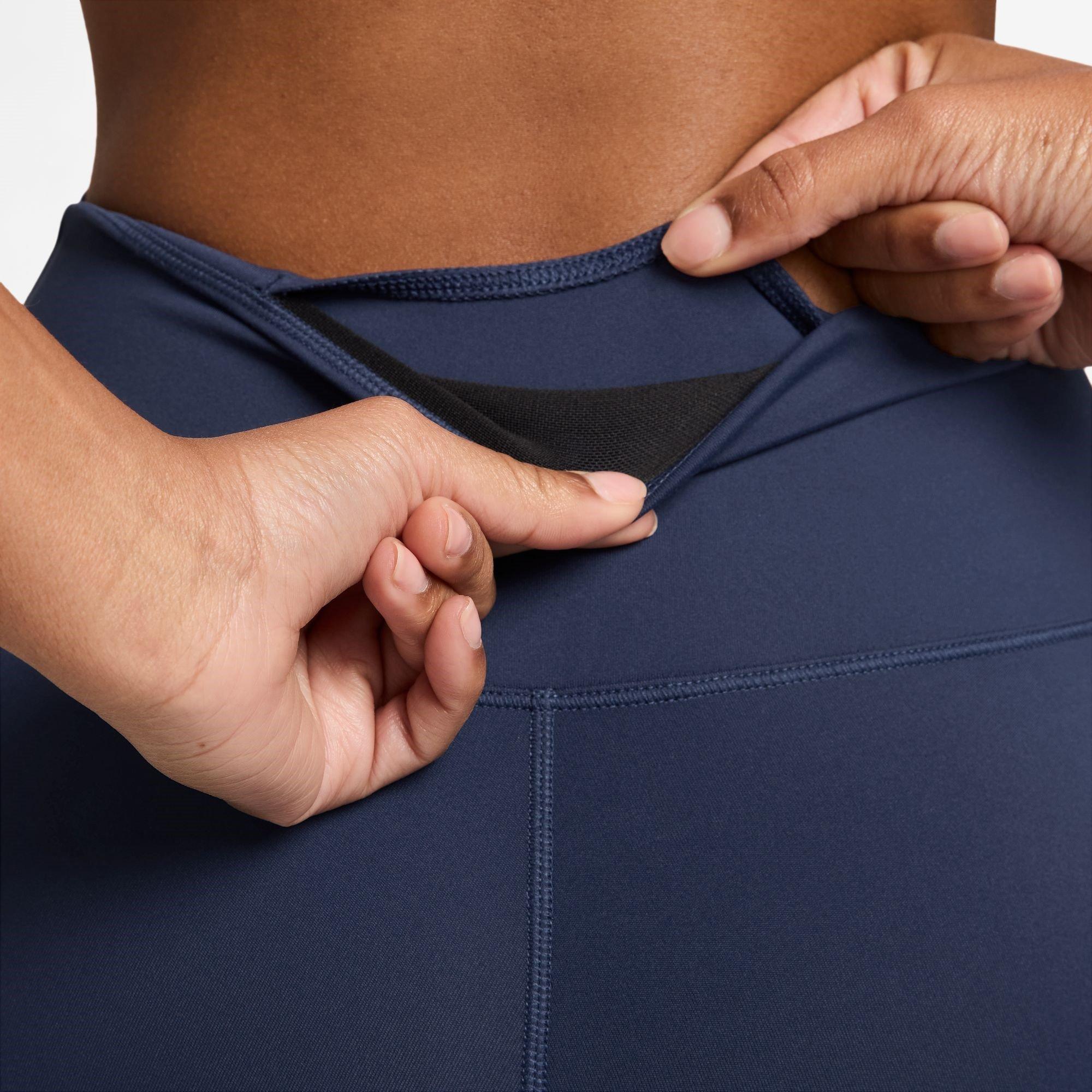 Midnight Navy - Nike - One High-Rise 7/8 Tight Womens - 3
