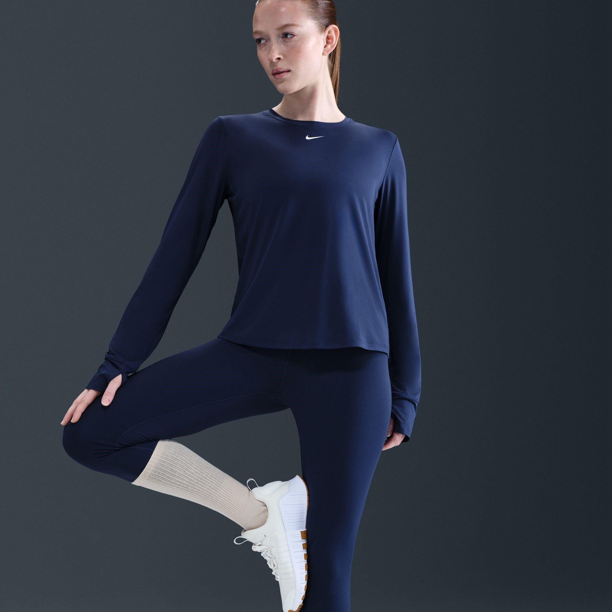Midnight Navy - Nike - One High-Rise 7/8 Tight Womens - 9