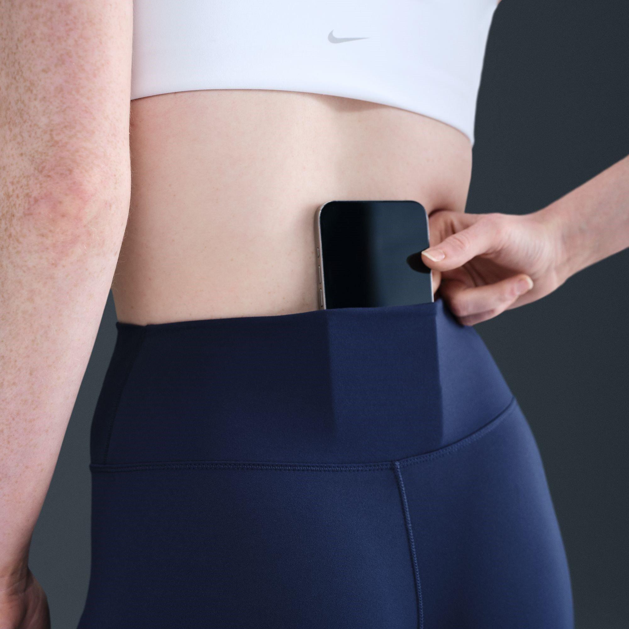 Midnight Navy - Nike - One High-Rise 7/8 Tight Womens - 10