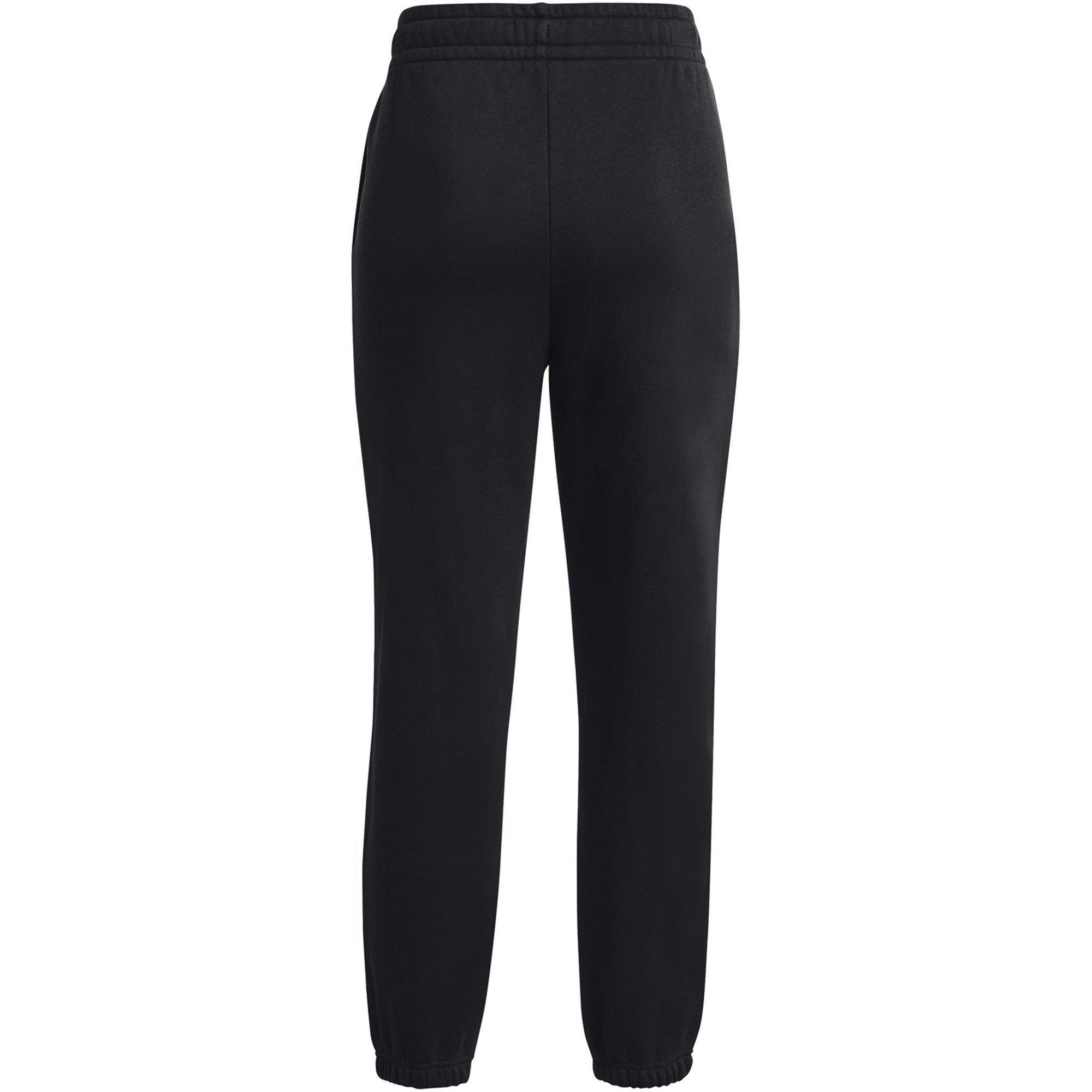 Black - Under Armour - Under Essential Jogging Pants Womens - 2