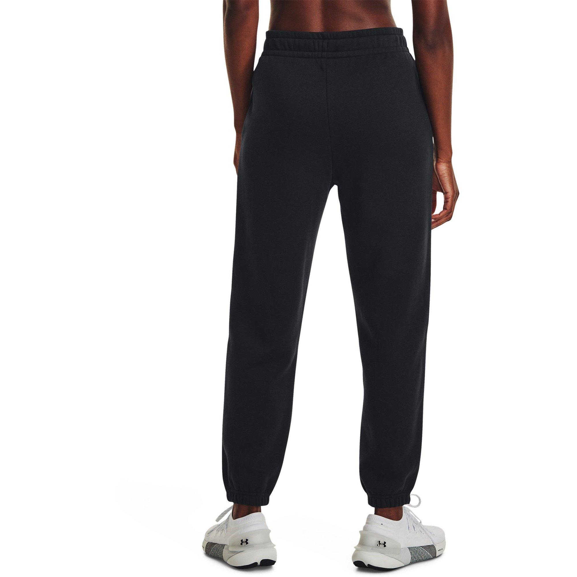 Black - Under Armour - Under Essential Jogging Pants Womens - 4