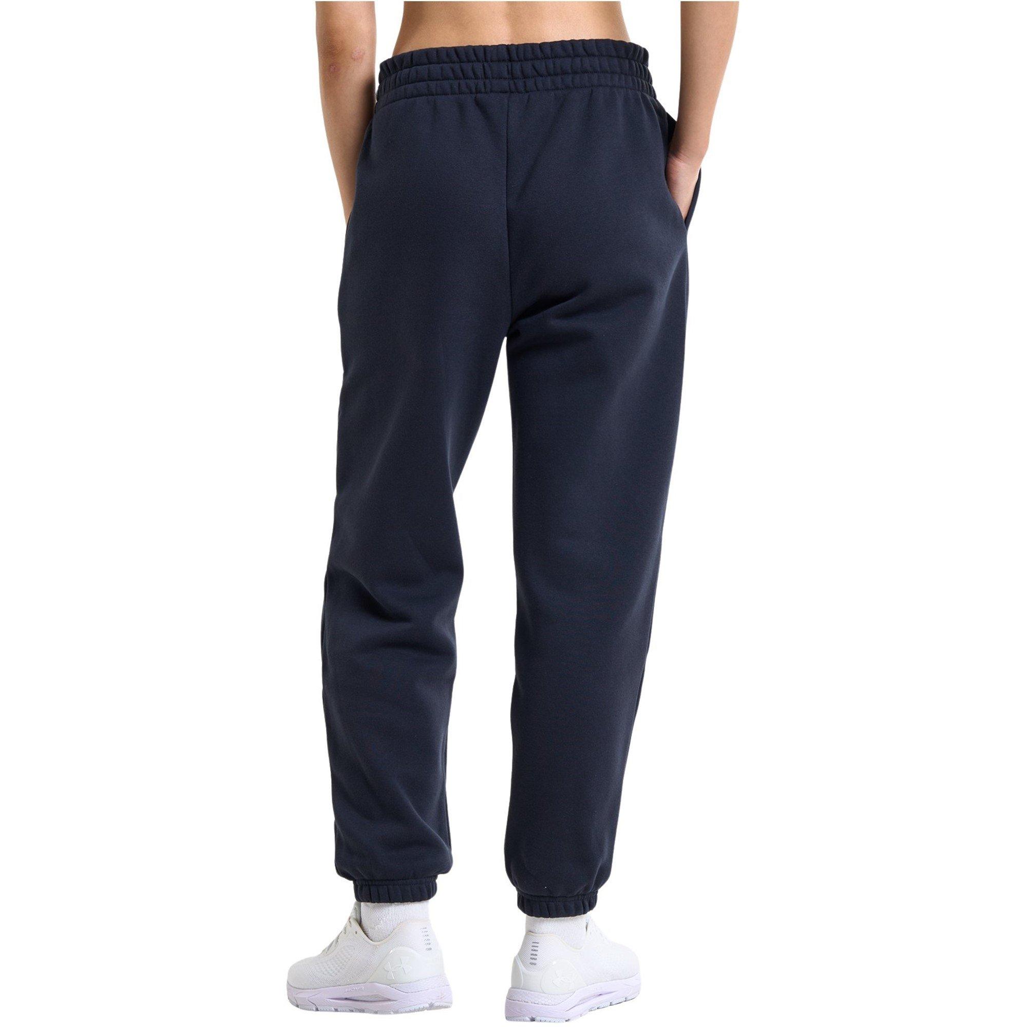 Black - Under Armour - Under Essential Jogging Pants Womens - 6