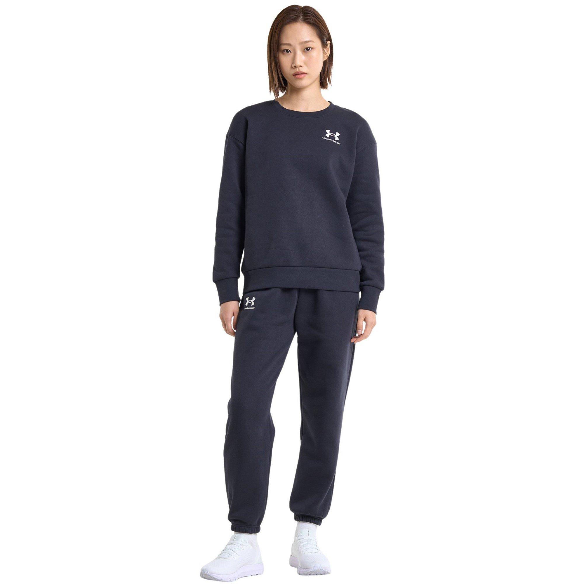Black - Under Armour - Under Essential Jogging Pants Womens - 8