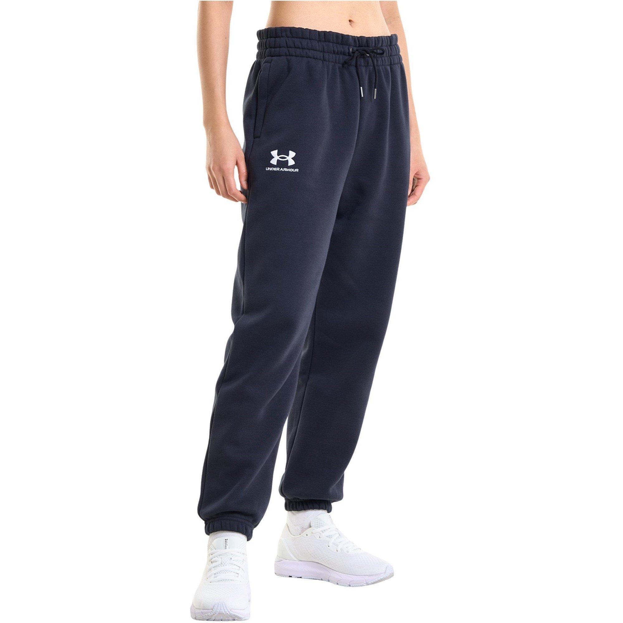 Black - Under Armour - Under Essential Jogging Pants Womens - 9