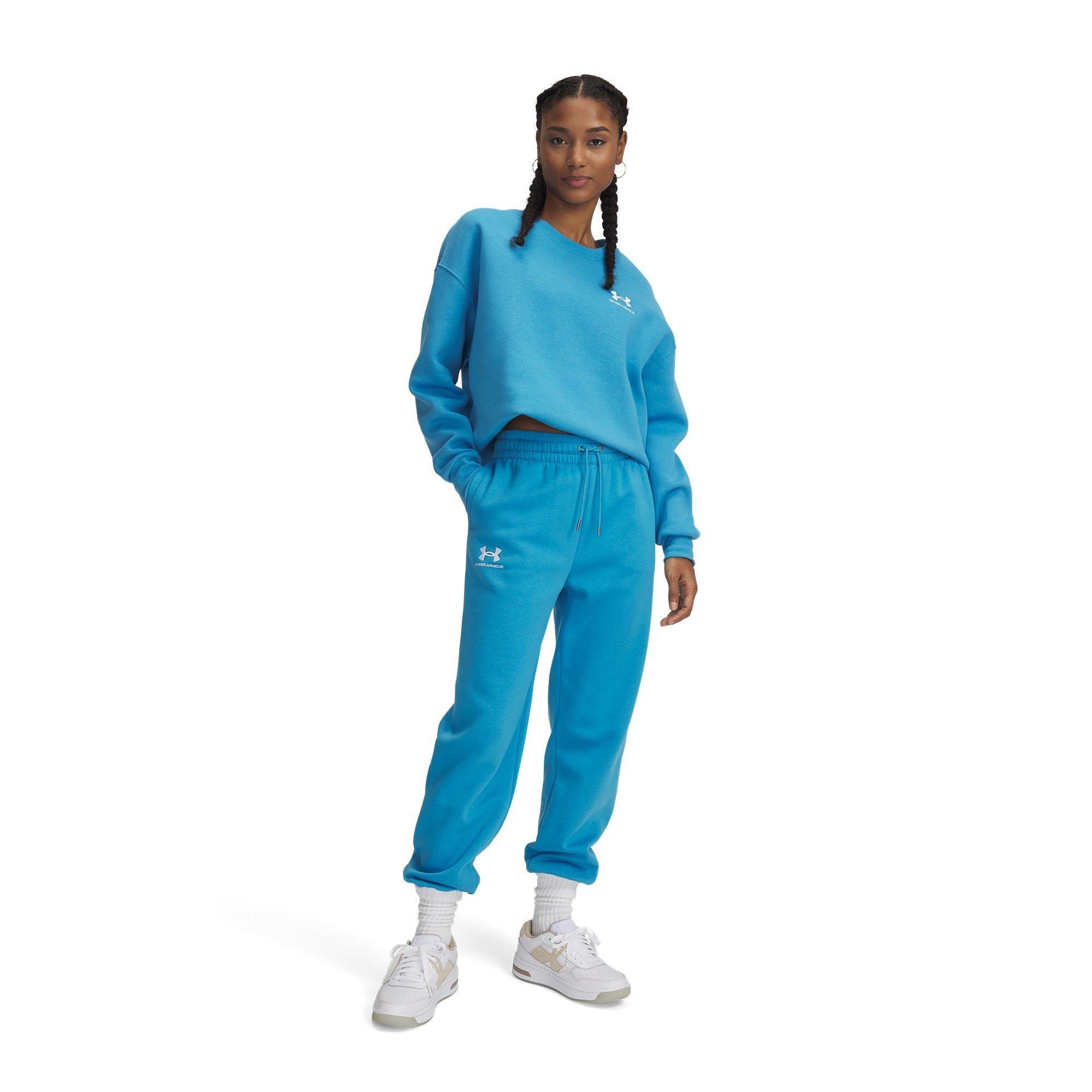 Blue - Under Armour - Essential Jogging Pants Womens - 3