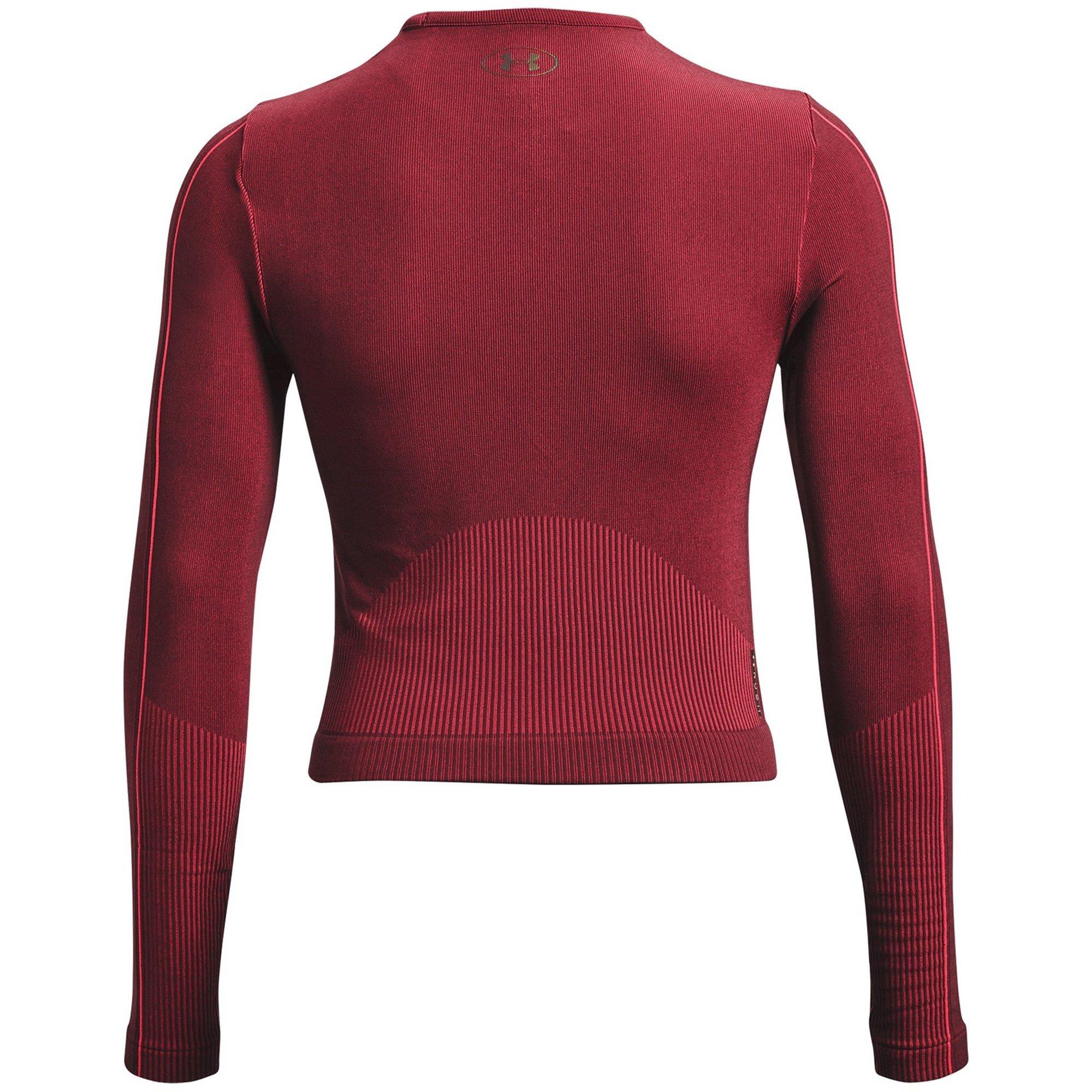 Crvena - Under Armour - Armour RUSH™ Seamless Long Sleeve Sports Top Womens - 6