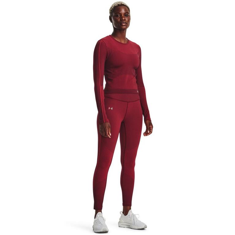 Rouge - Under Armour - UA RUSHâ„¢ Seamless Long Sleeve Sports Top - 4