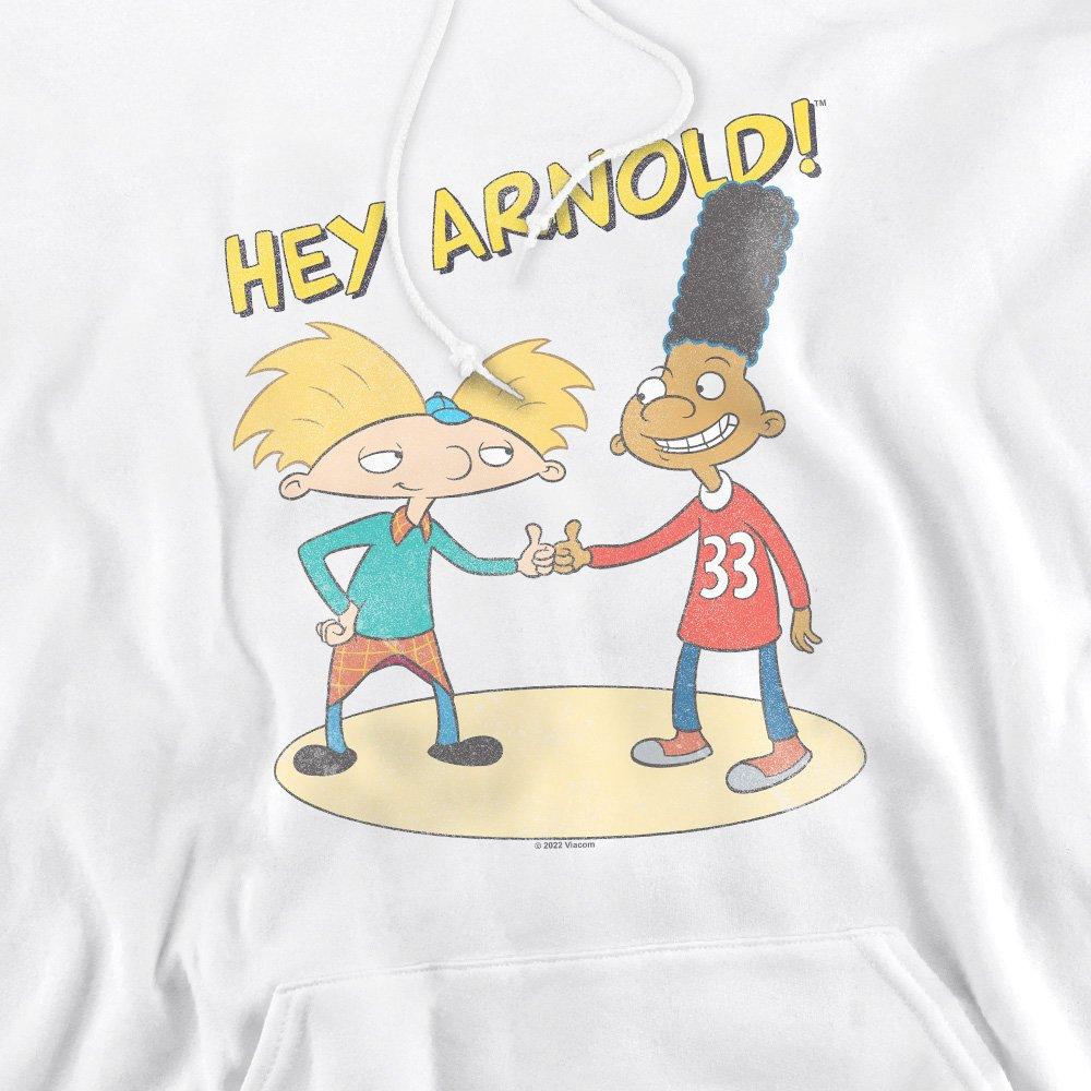 White - Nickelodeon - Hey Arnold Arnold & Gerald Hoddie White - 2