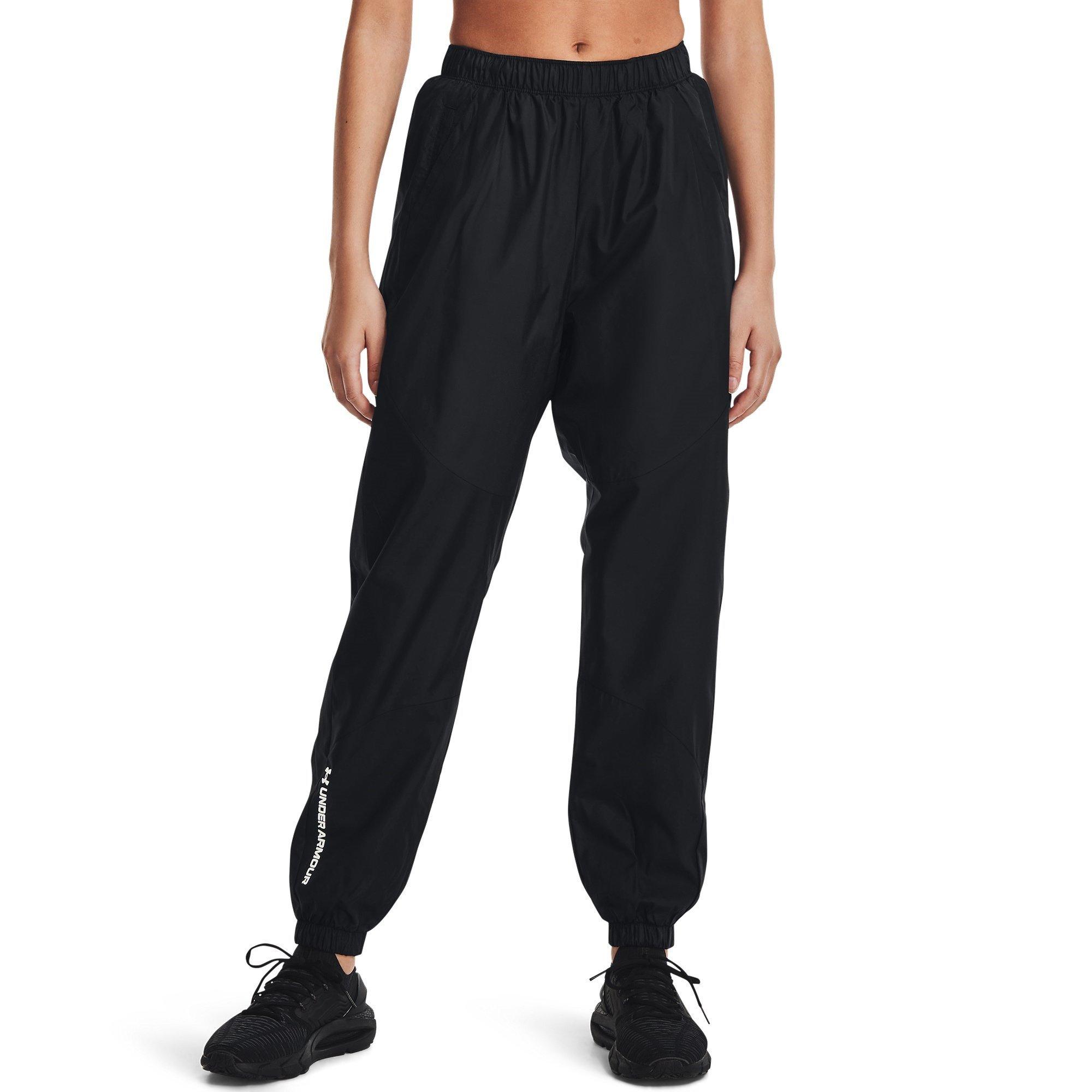 Zwart/Wit - Under Armour - Rush Woven Pants Womens - 2