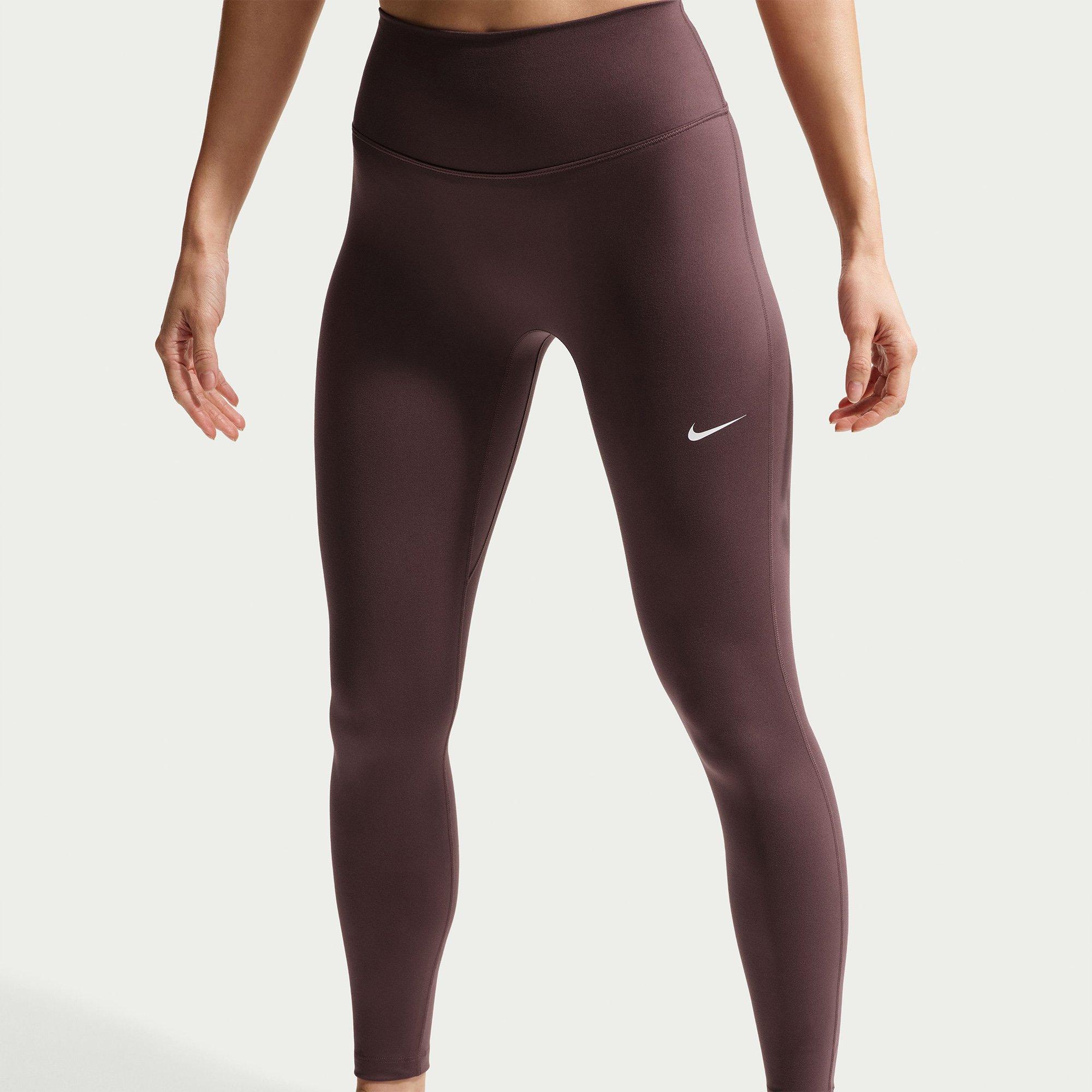 Tattoo White - Nike - One Seamless Front Womens Performance High Waisted Full Length Leggings - 2