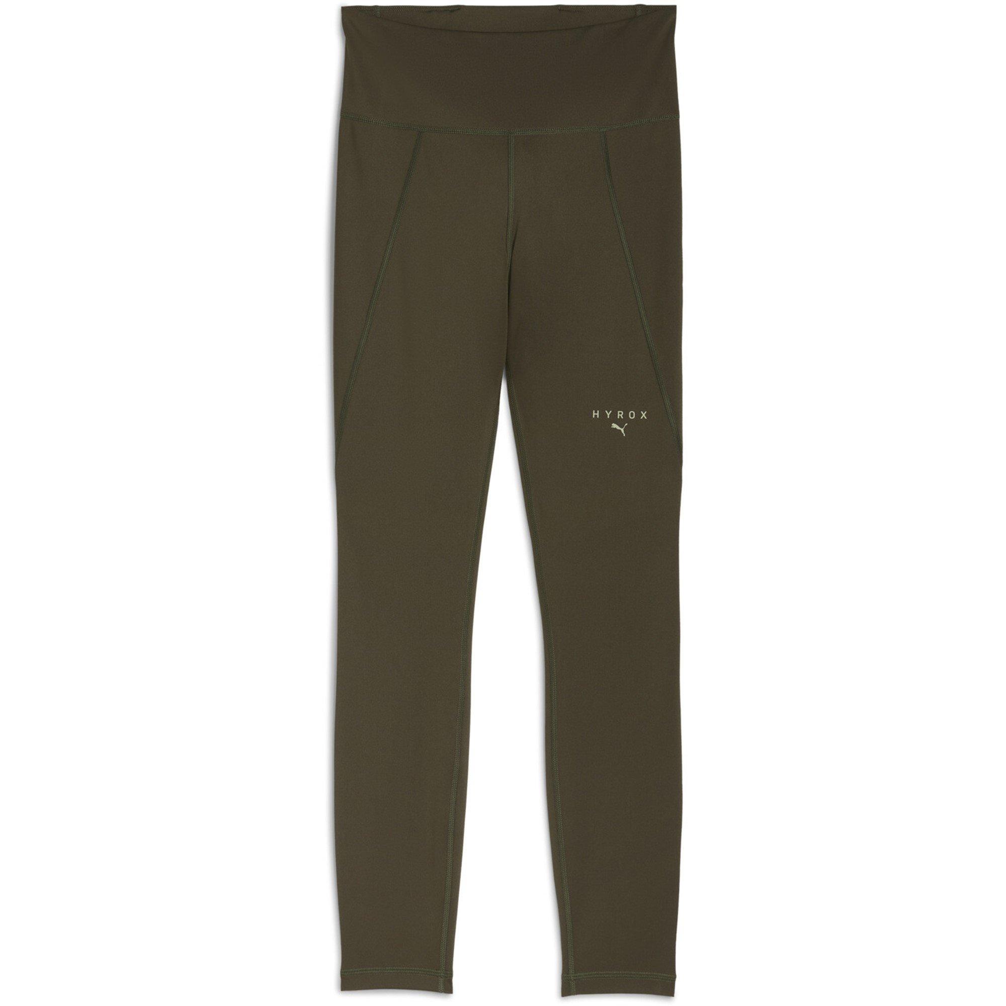 Puma Women's Hyrox Performance Gym Leggings - Dark Olive - 14 (L)