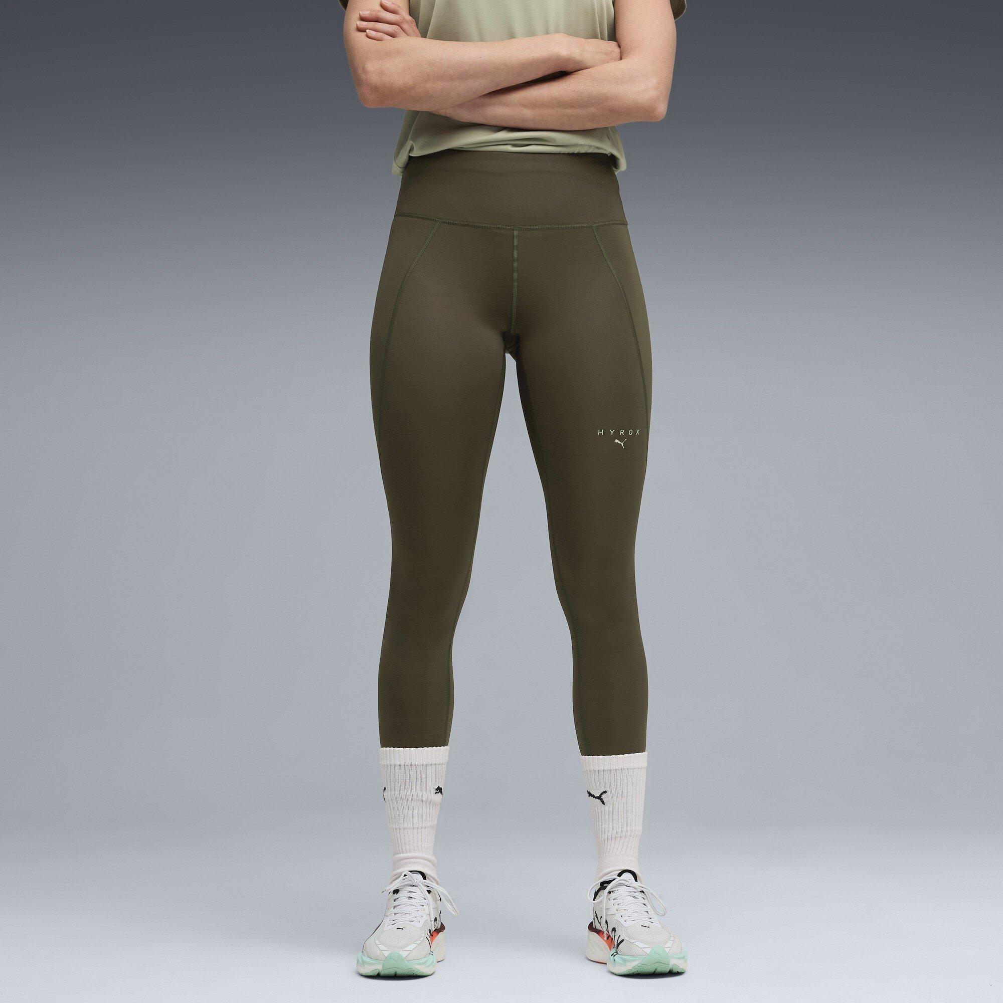 Dark Olive - Puma - Women's Hyrox Performance Gym Leggings - 3