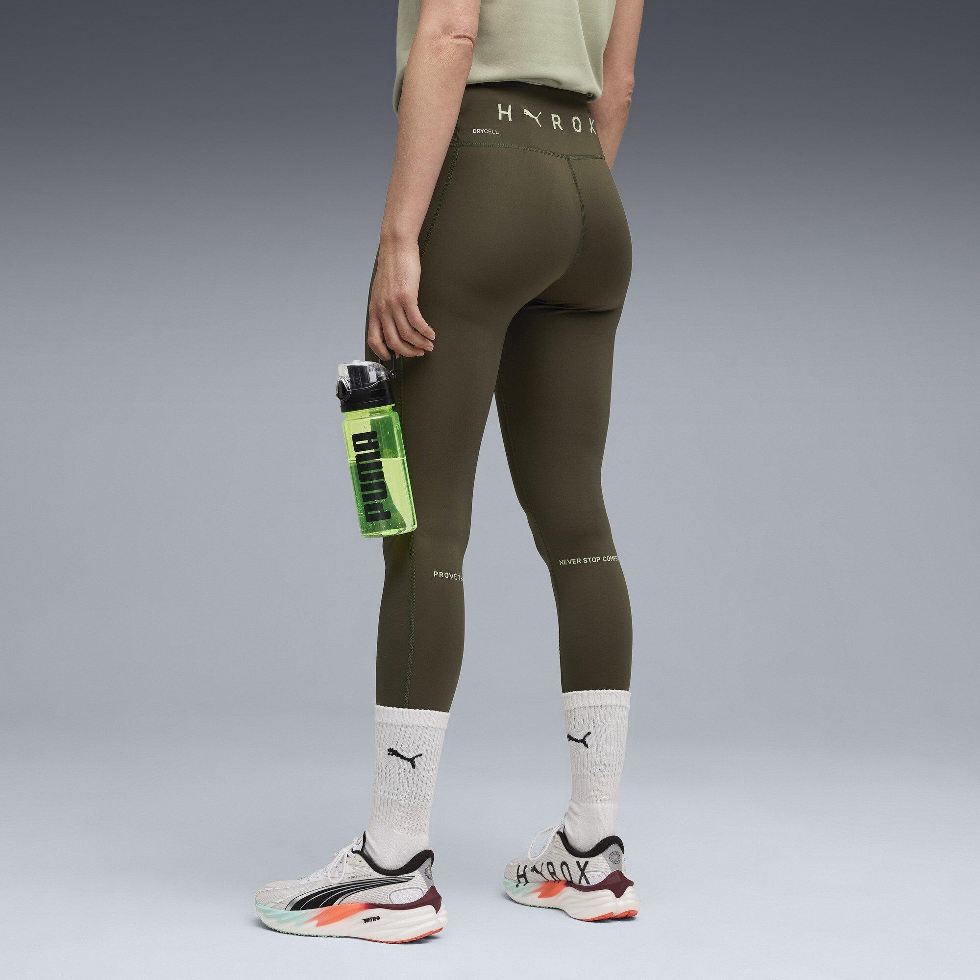 Dark Olive - Puma - Women's Hyrox Performance Gym Leggings - 4