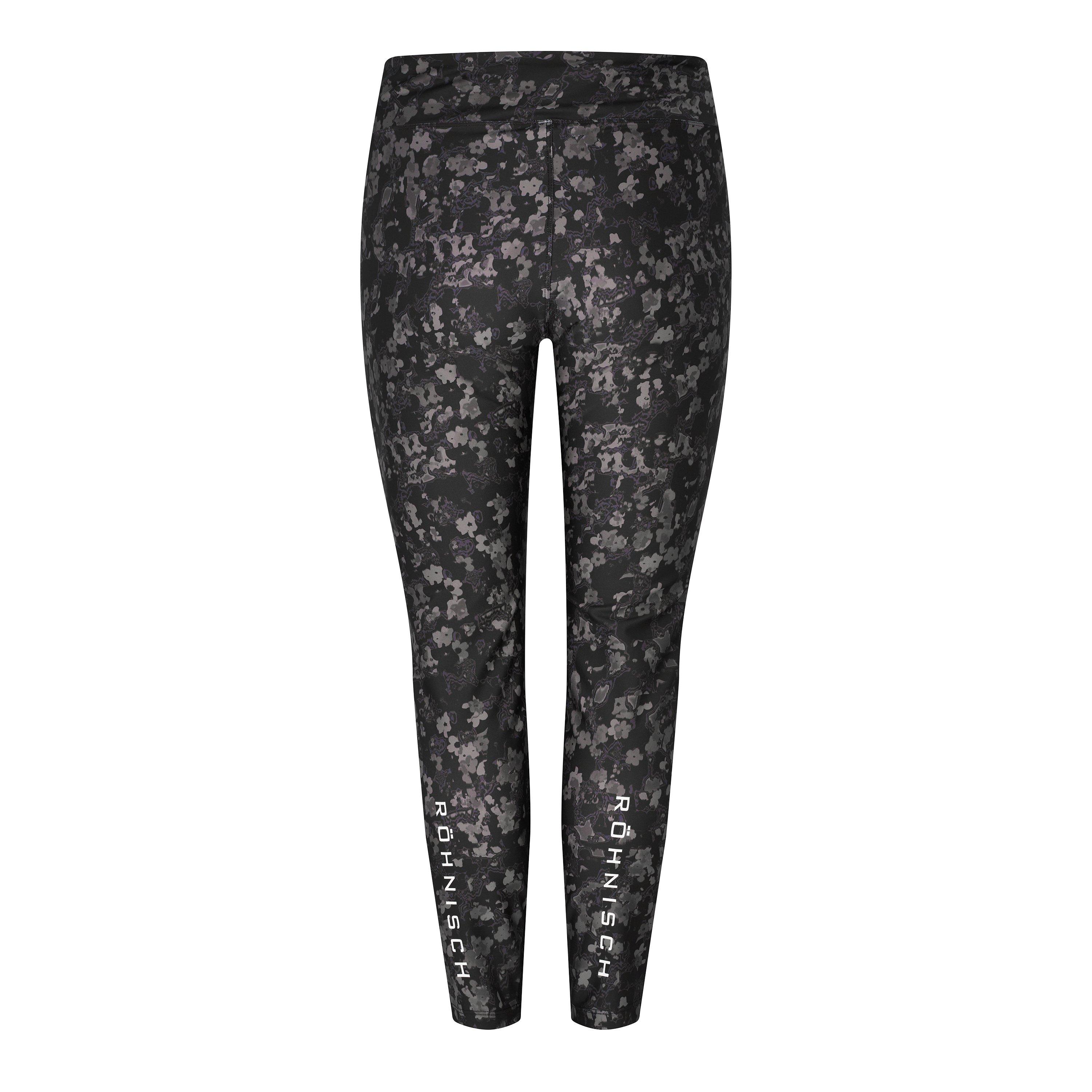 Crni cvijet - Rohnisch - Women's Printed High Waisted Performance Gym Legging - 2