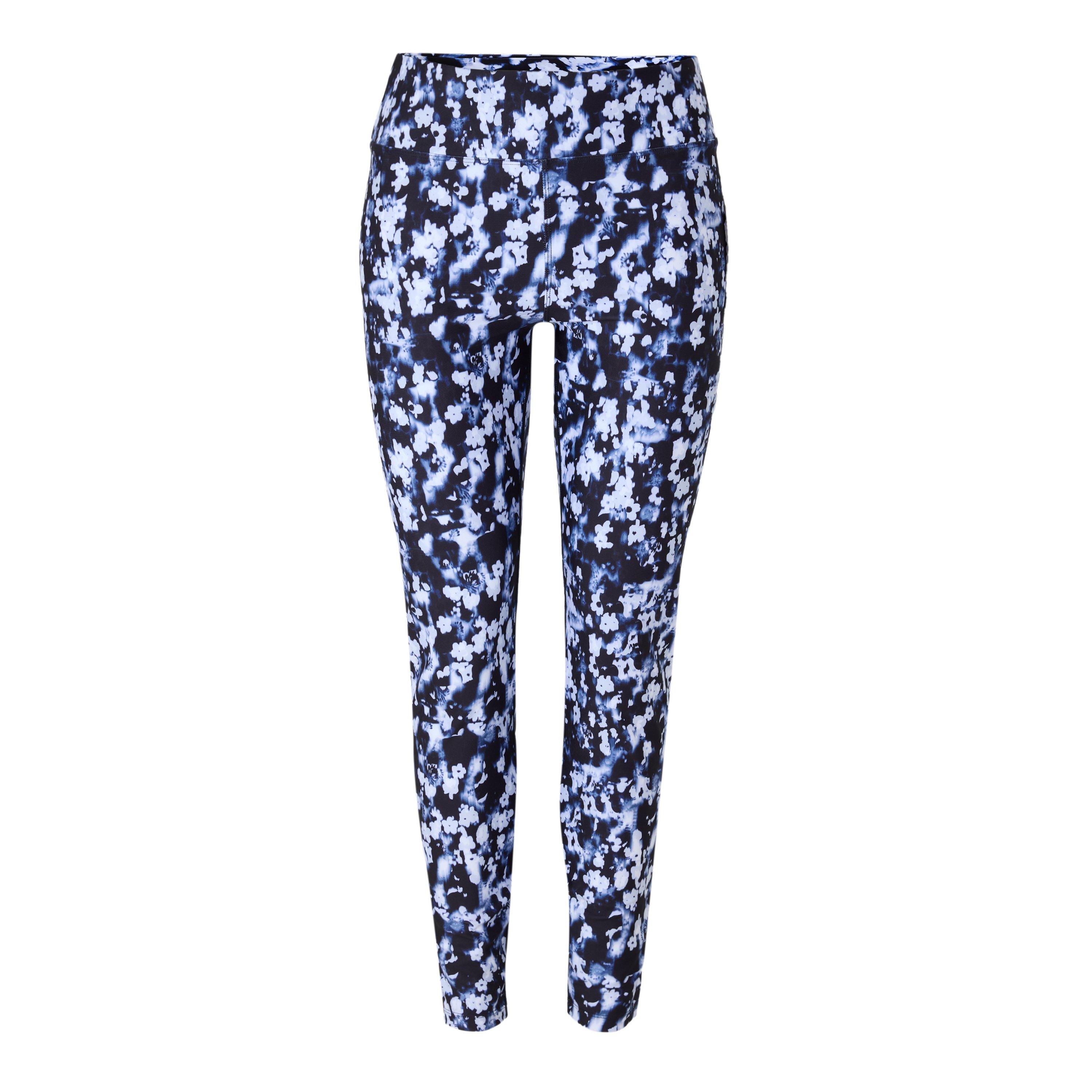 Indigo Bloom - Rohnisch - Women's Printed High Waisted Performance Gym Legging - 1