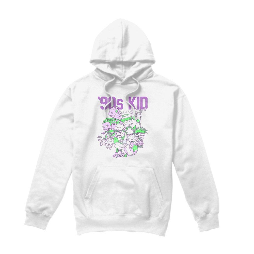White - Nickelodeon - Nickelodeon 90S 90S Kid Hoddie White - 4
