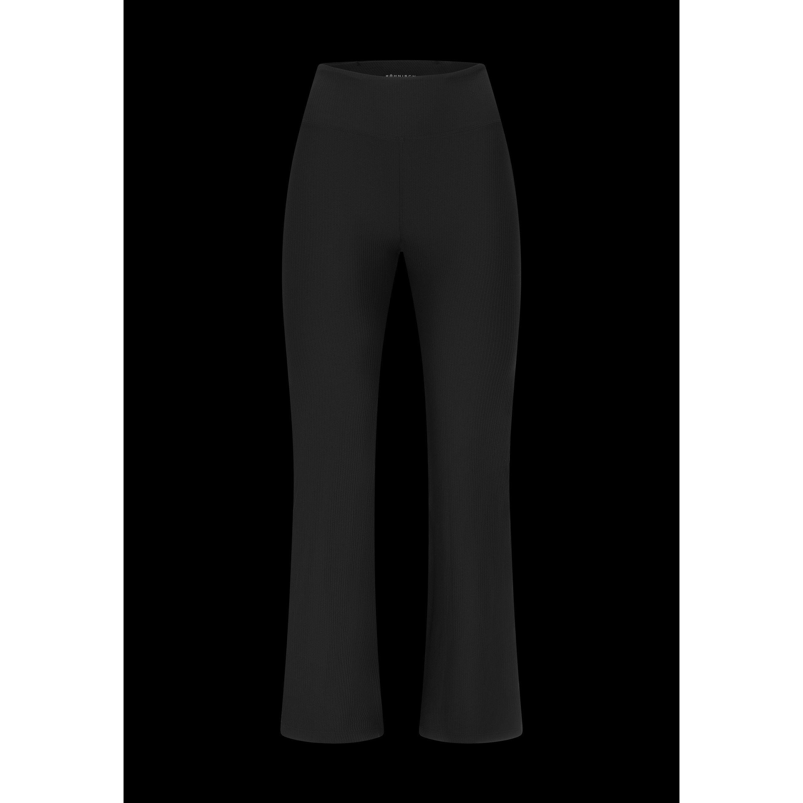 Black - Rohnisch - Womens Flare Tight Performance Gym Legging - 1