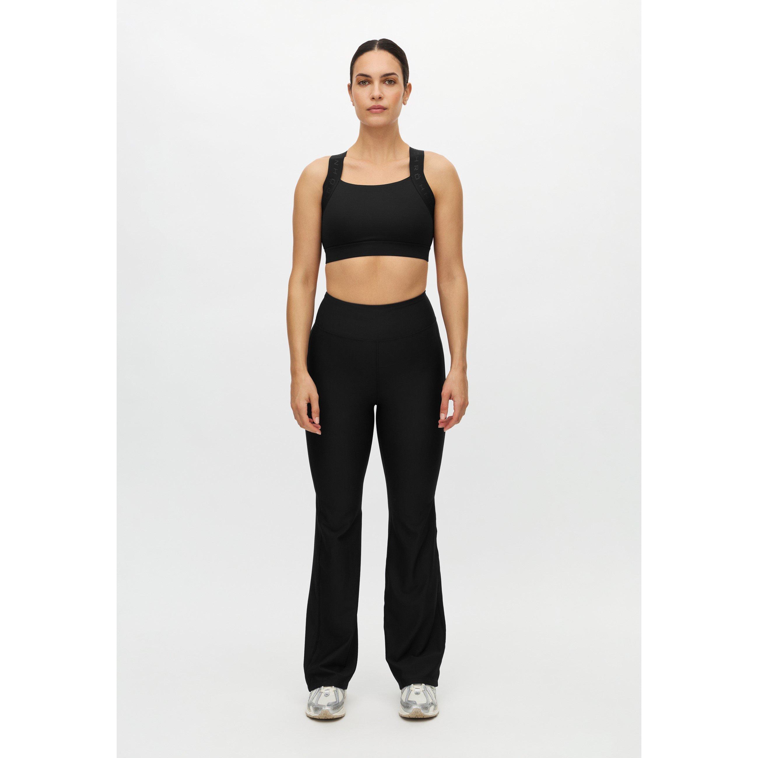 Sort - Rohnisch - Womens Flare Tight Performance Gym Legging - 3