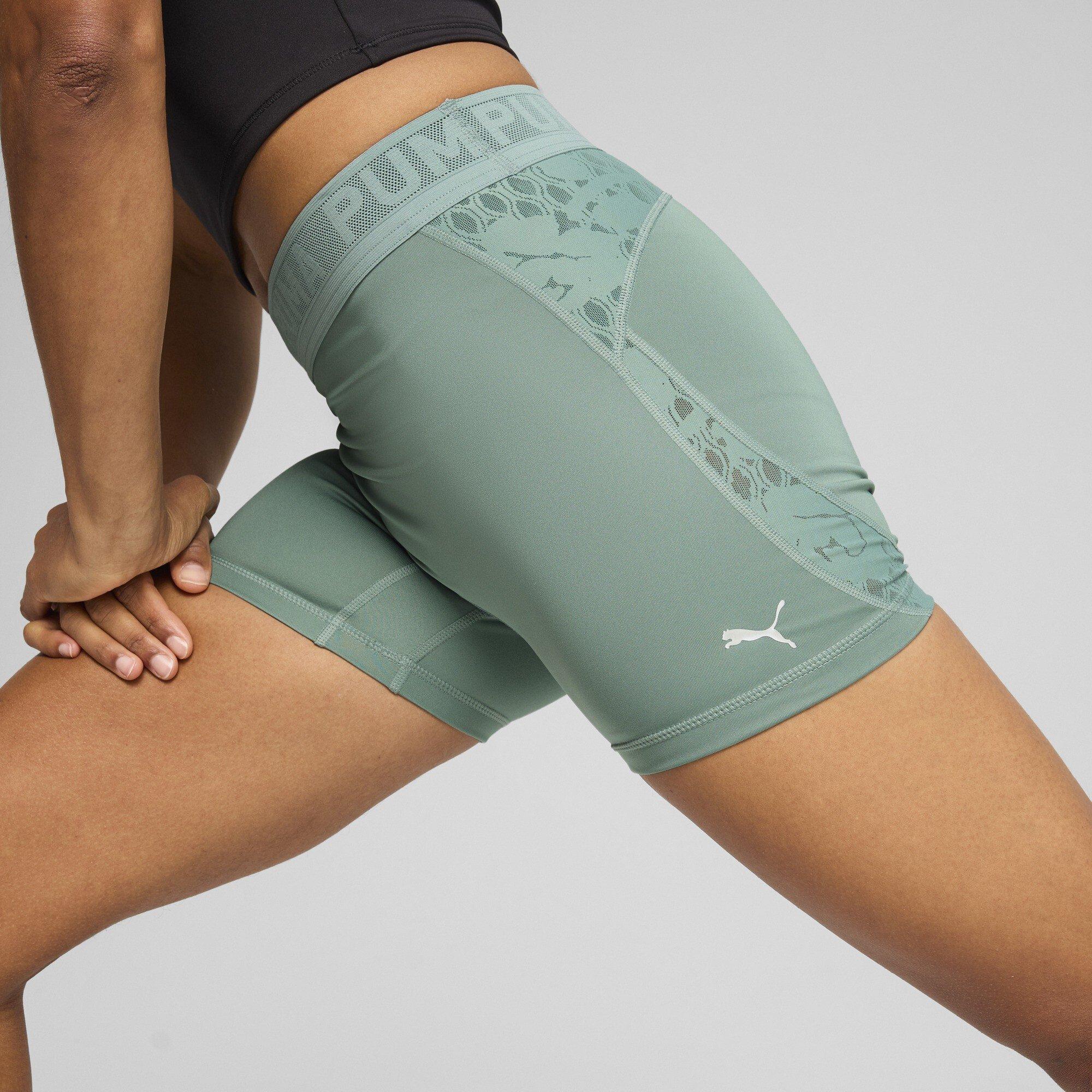 Grey - Puma - LACE High-Waisted 5 Inch Womens Short Tights - 5