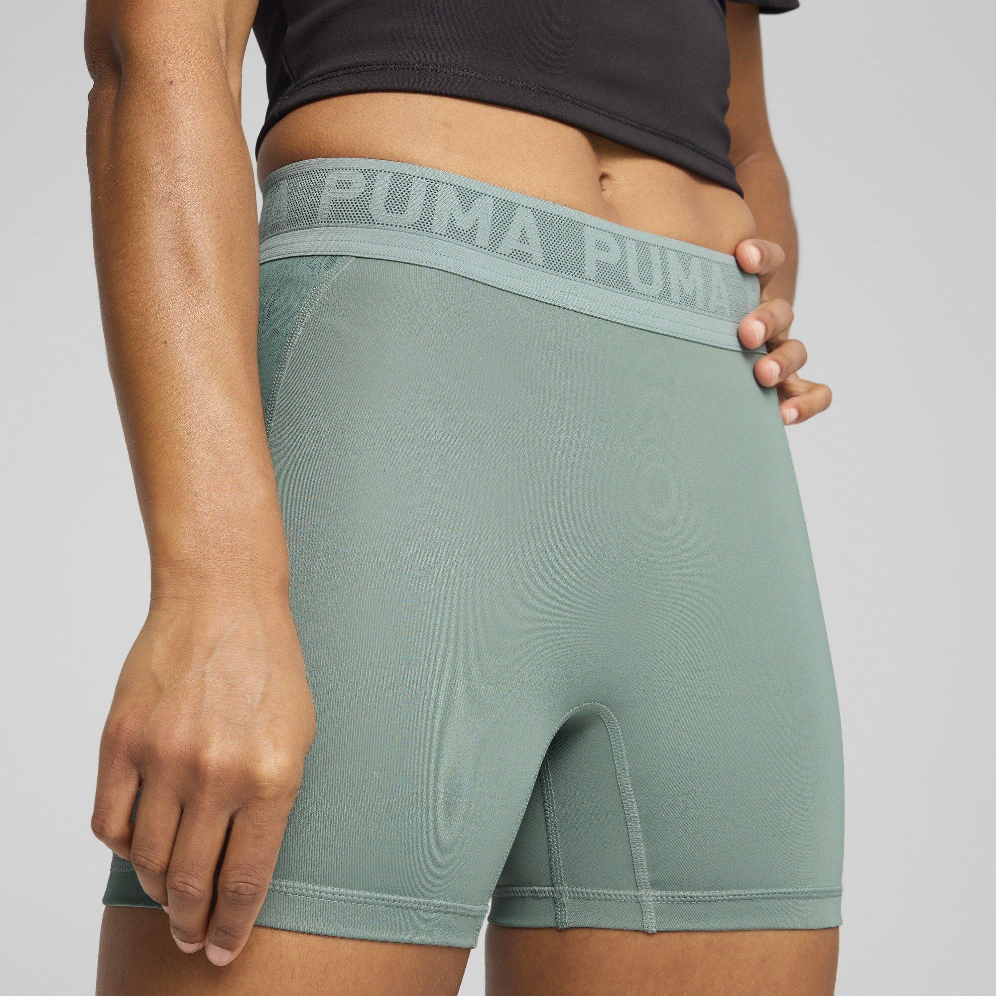Grey - Puma - LACE High-Waisted 5 Inch Womens Short Tights - 6