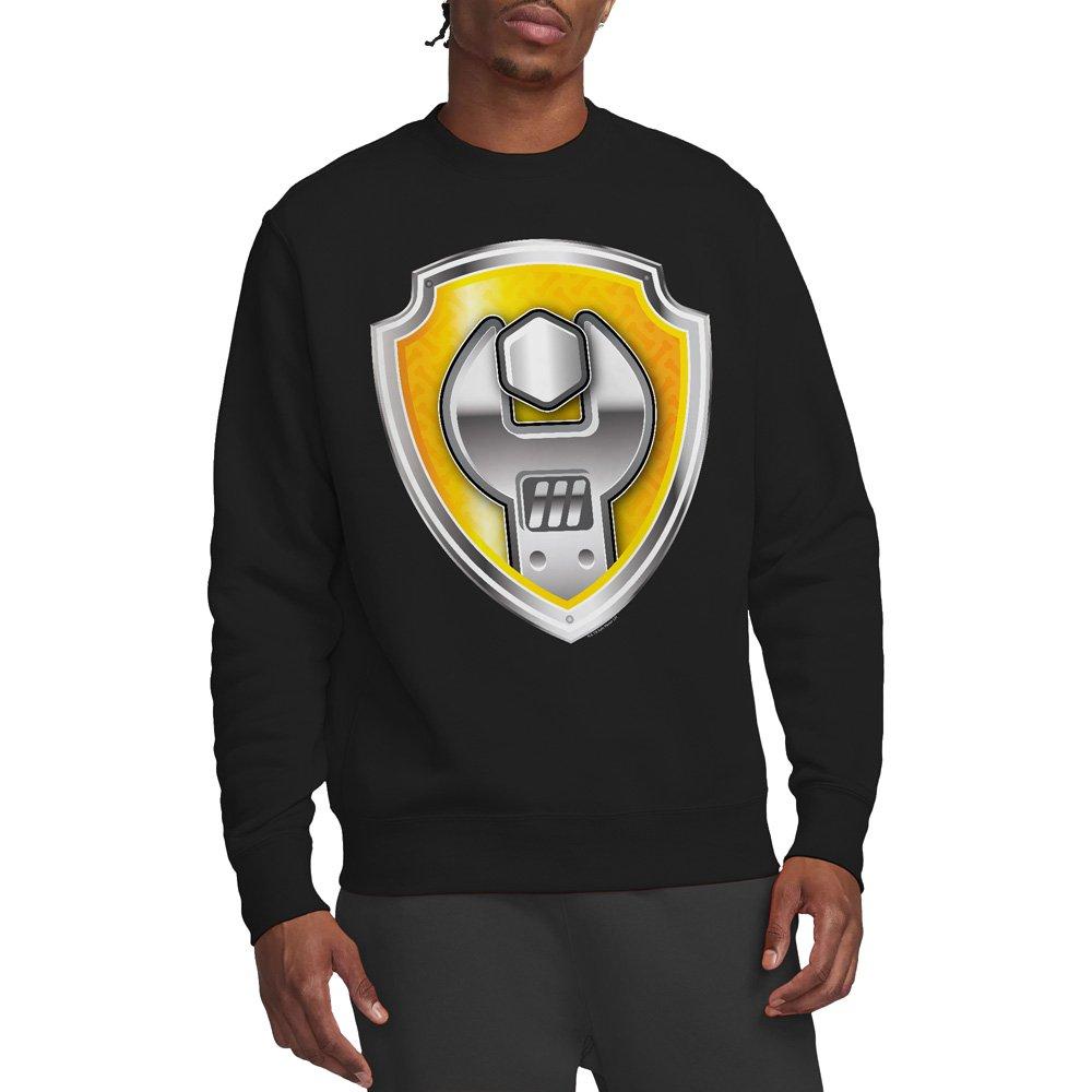 Black - Paw Patrol - Paw Patrol Rubble Badge Crew Sweatshirt Black - 1