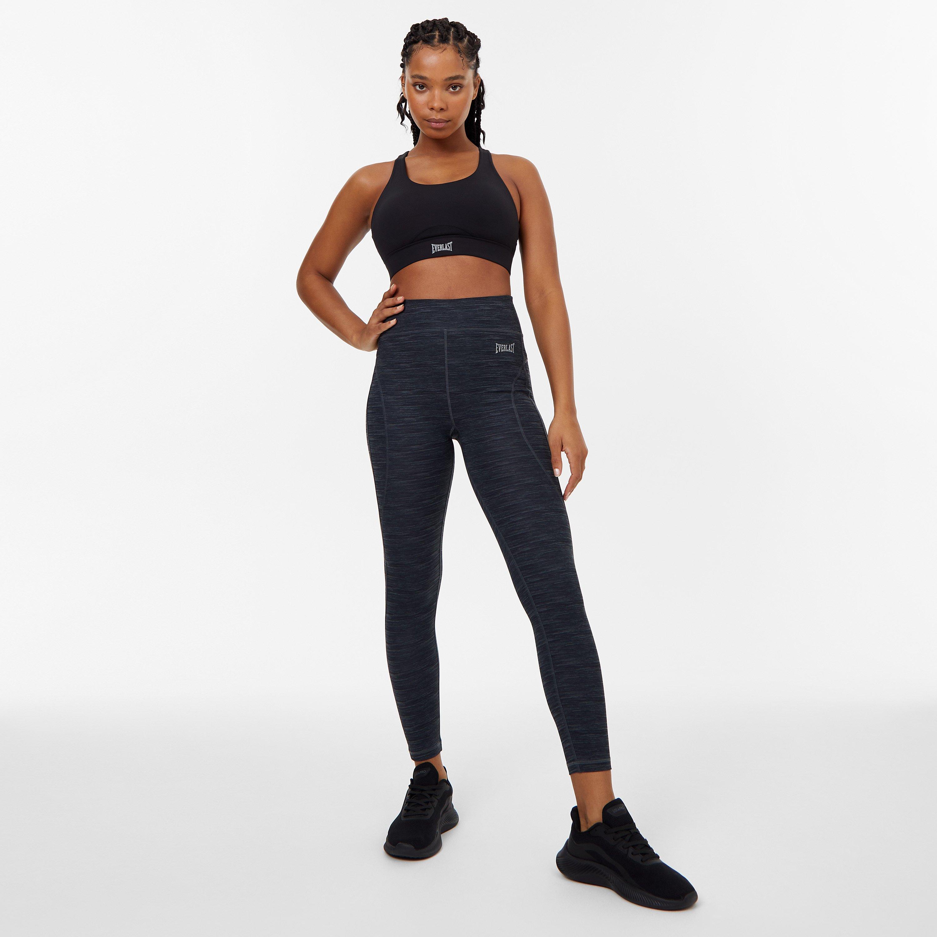 Holzkohle Melange - Everlast - Contour Panel Leggings Womens - 4
