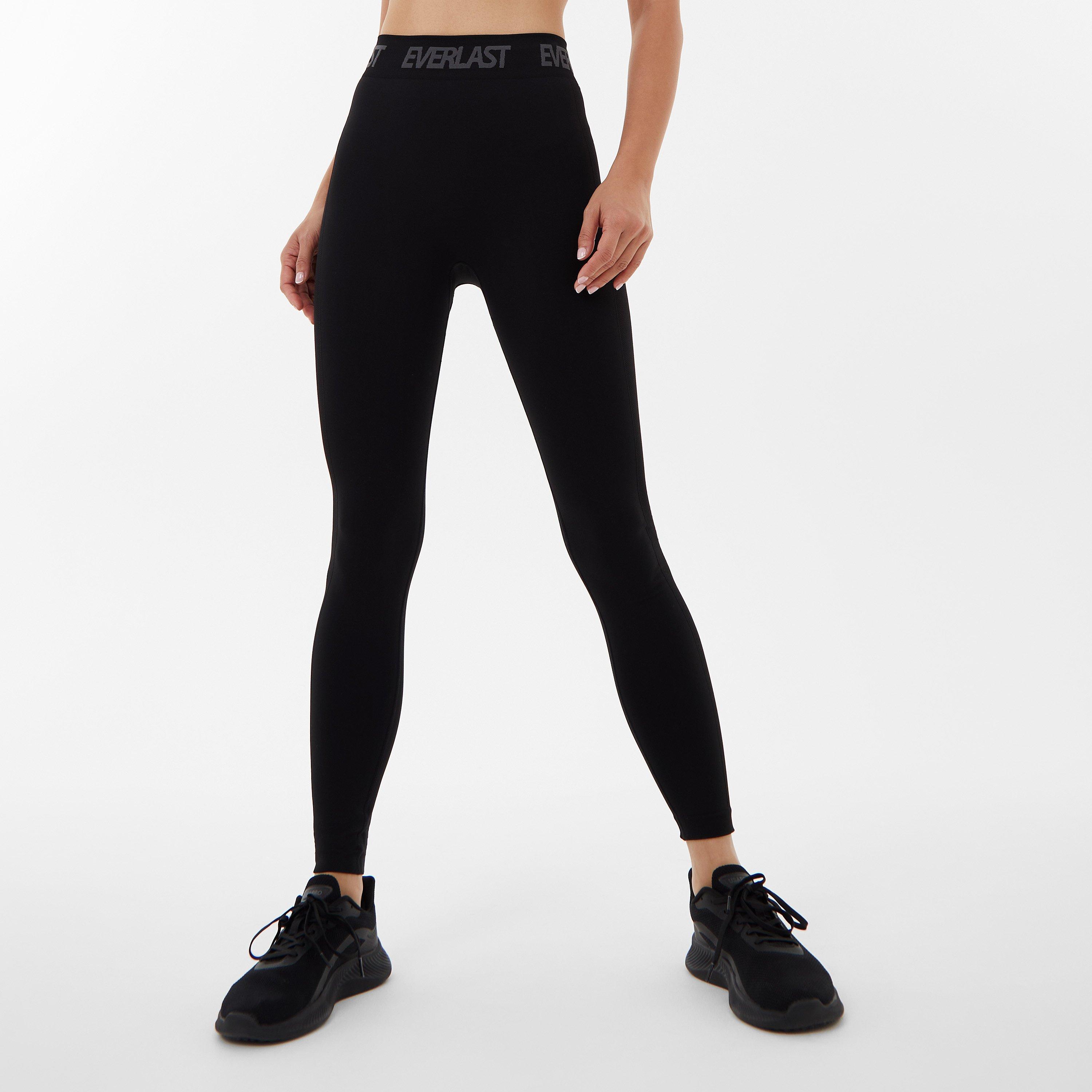 Negro - Everlast - Seamless Logo Leggings Womens - 1