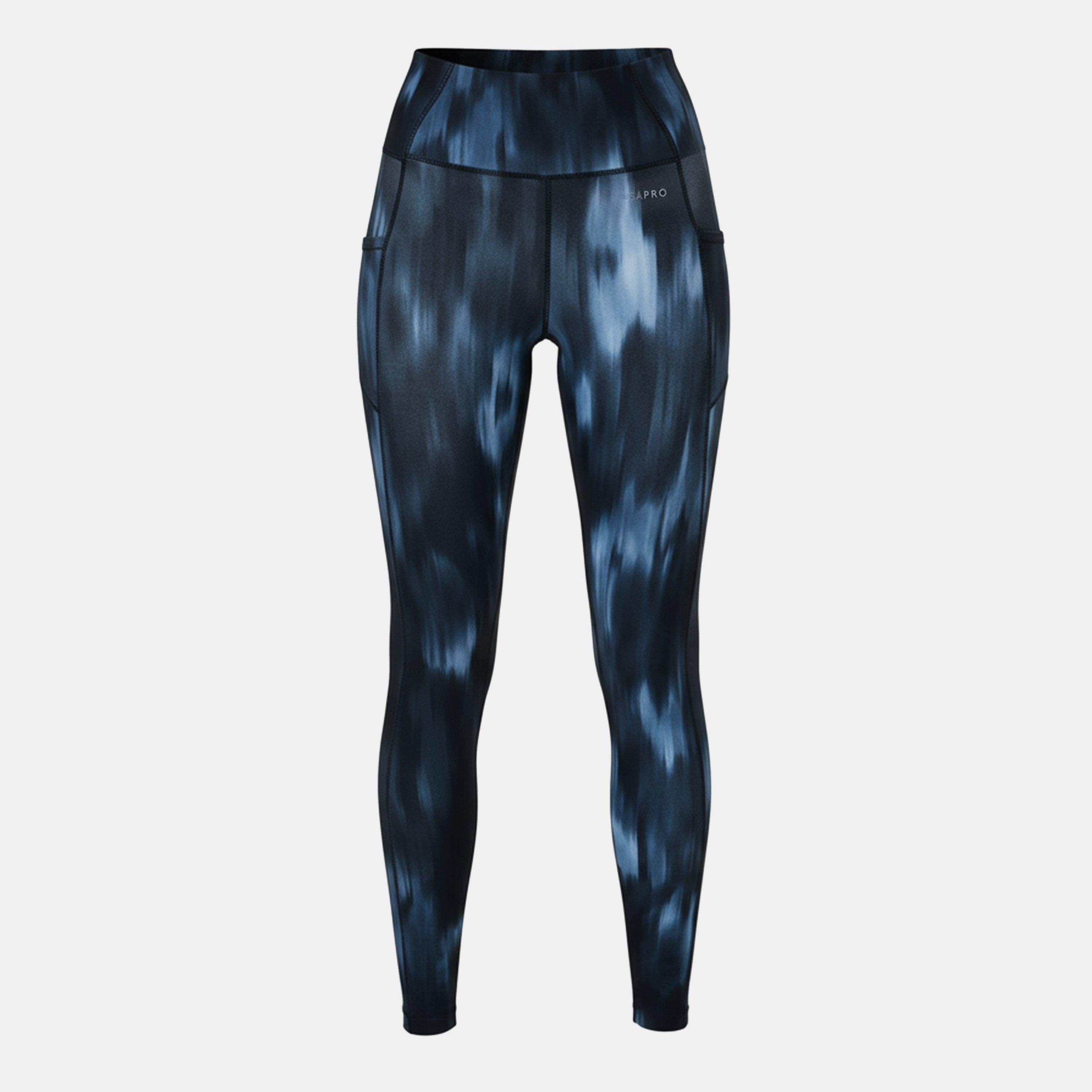Usa Pro Women's Usapro Core High Rise Leggings - Blurred Print - 10 (38)