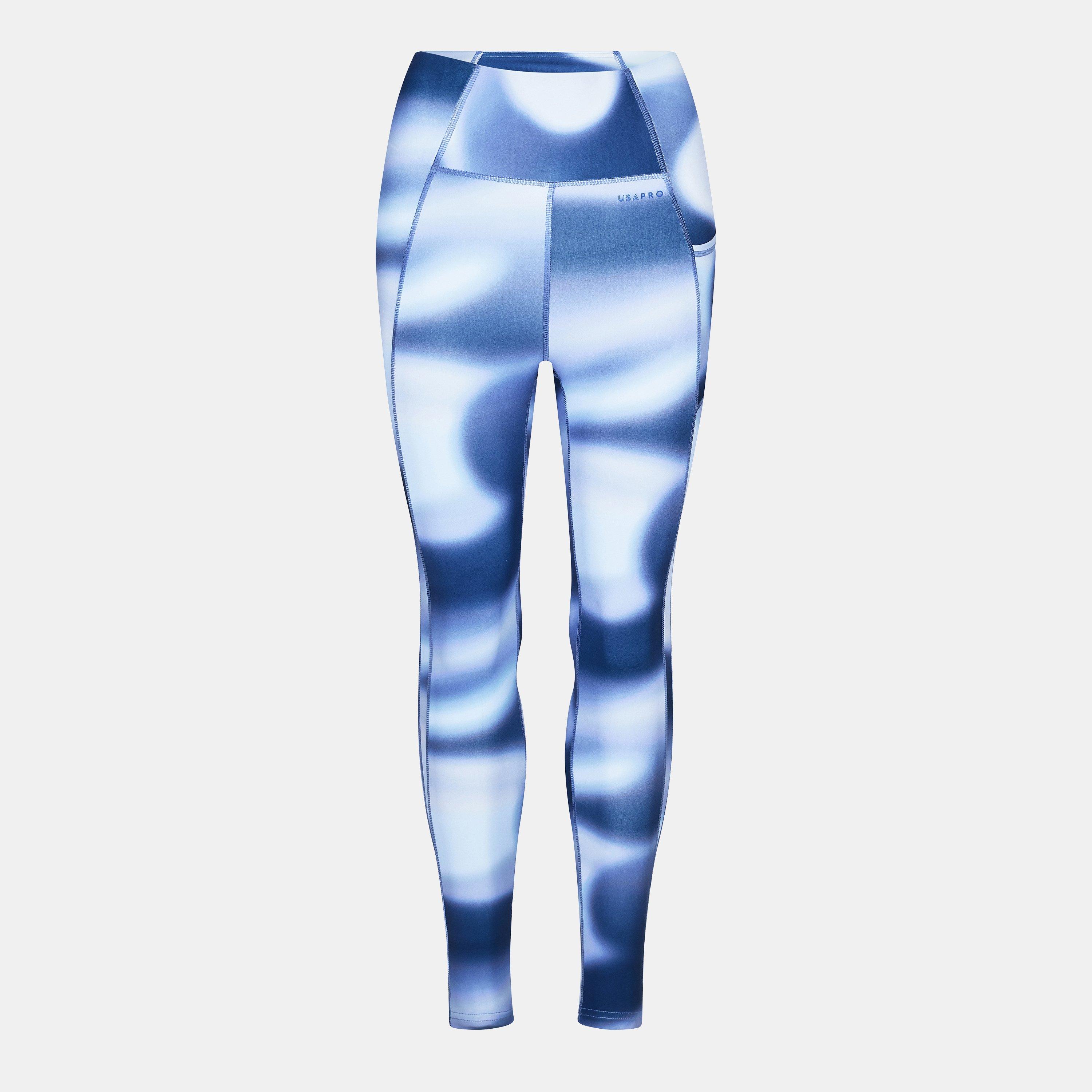 Usa Pro Women's Usapro Core High Rise Leggings - Swirl Ombre - 16 (44)