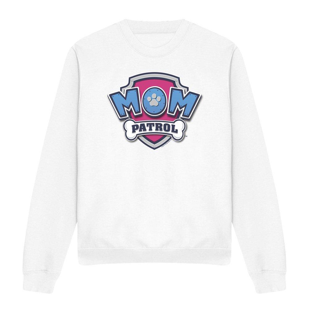 White - Paw Patrol - Paw Patrol MotherS Day Mom Patrol Badge Unisex Cr - 4