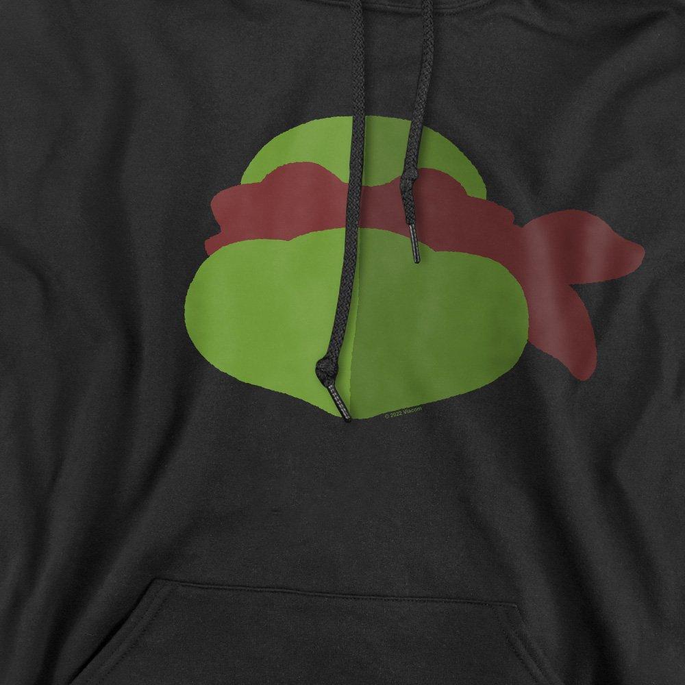 Black - Teenage Mutant Ninja Turtles - Tmnt Raph Face Unisex Hoodie Black - 2