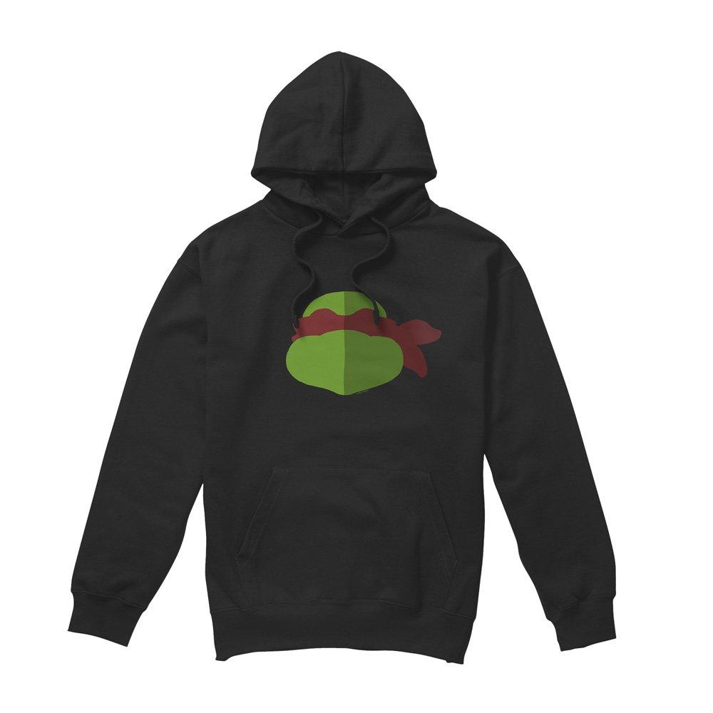 Black - Teenage Mutant Ninja Turtles - Tmnt Raph Face Unisex Hoodie Black - 4