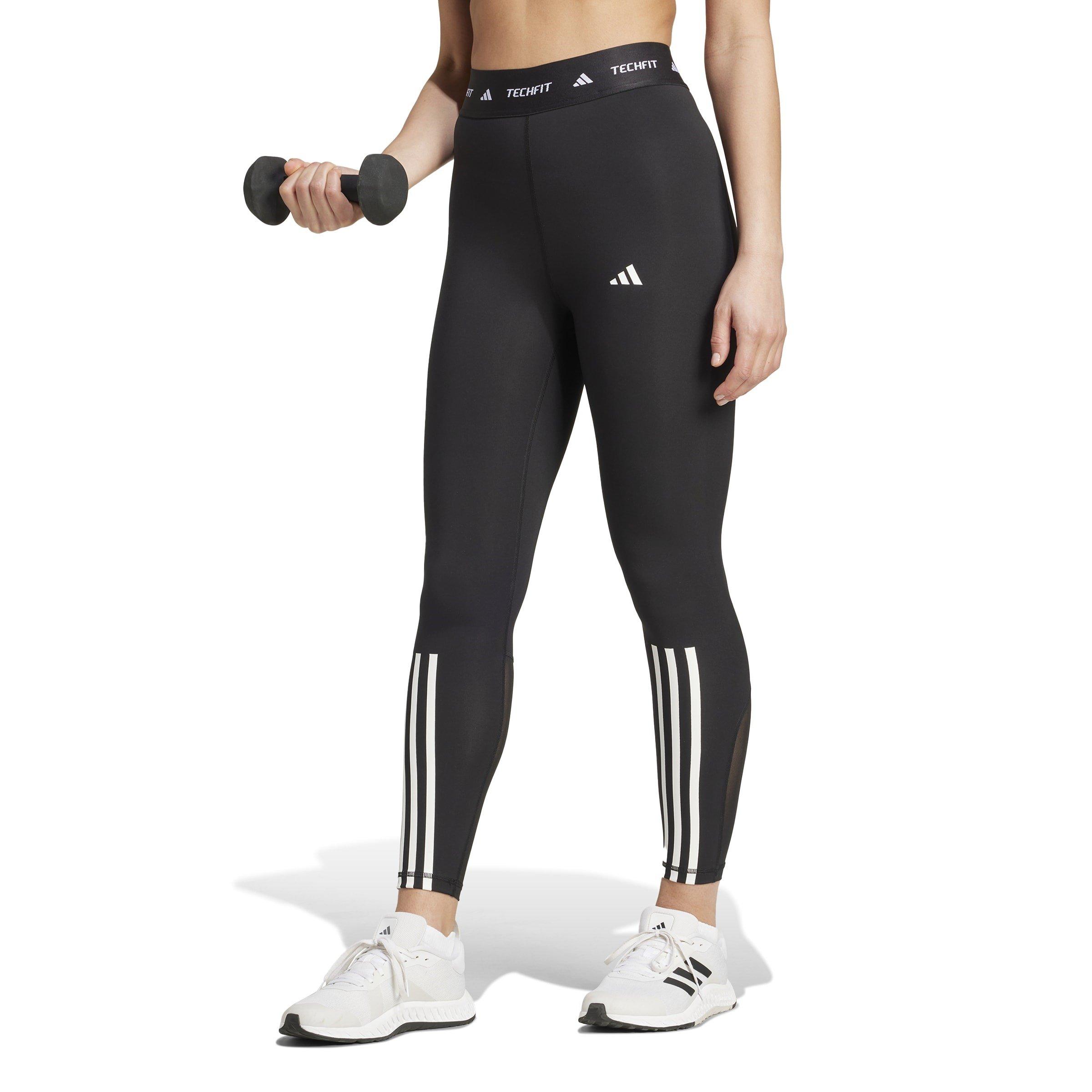 Crna - adidas - TechFit 3S 7/8 Tights Womens - 2