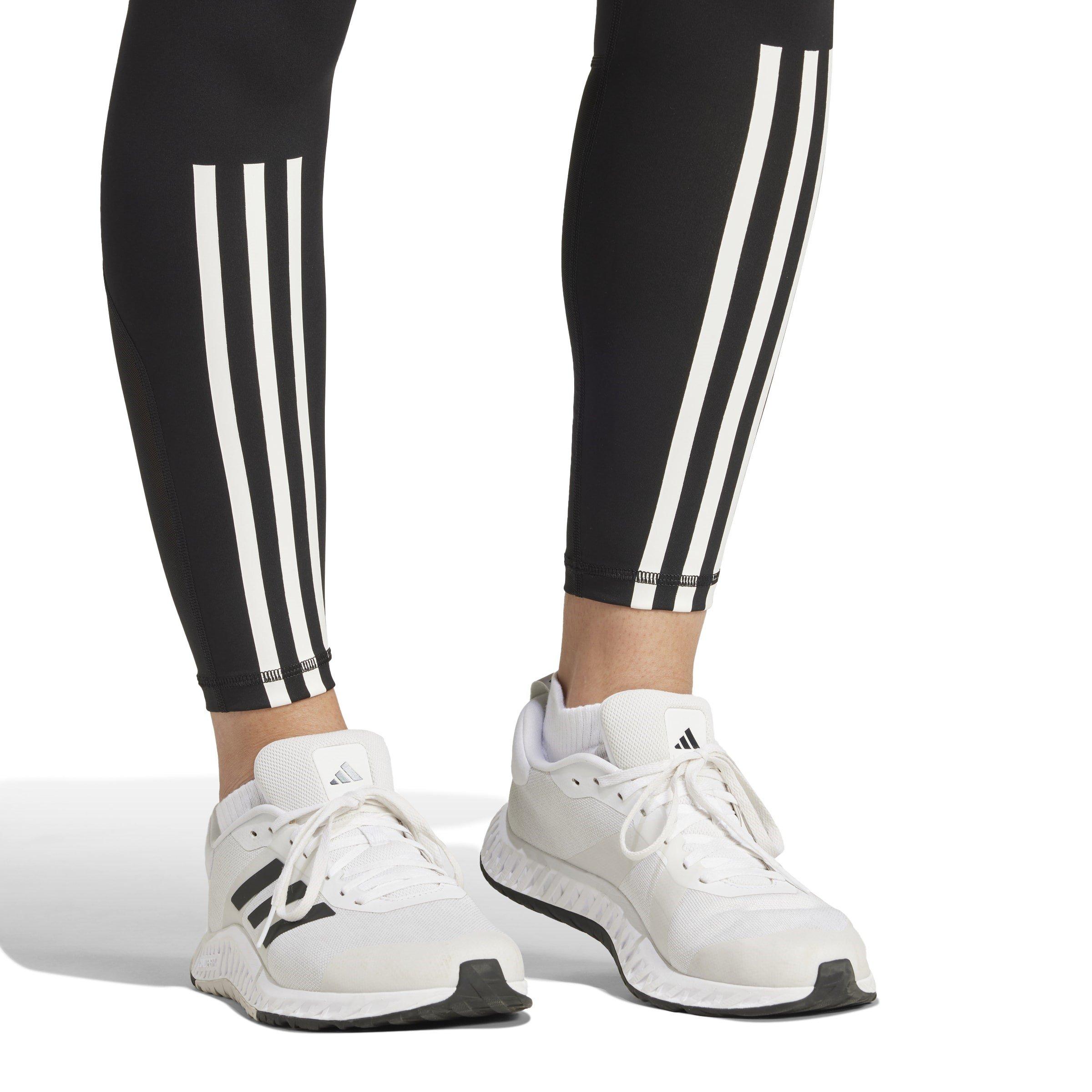 Crna - adidas - TechFit 3S 7/8 Tights Womens - 5