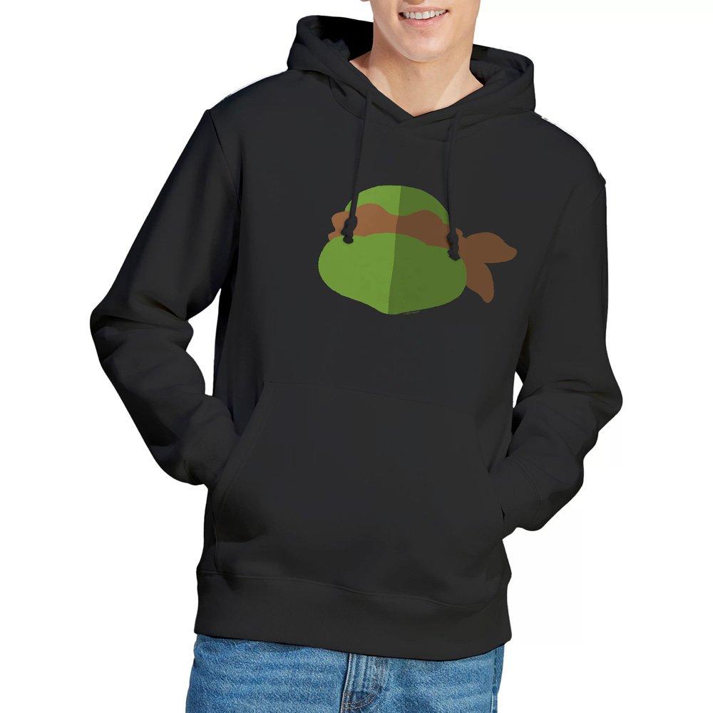 Black - Teenage Mutant Ninja Turtles - Tmnt Mikey Face Unisex Hoodie Black - 1