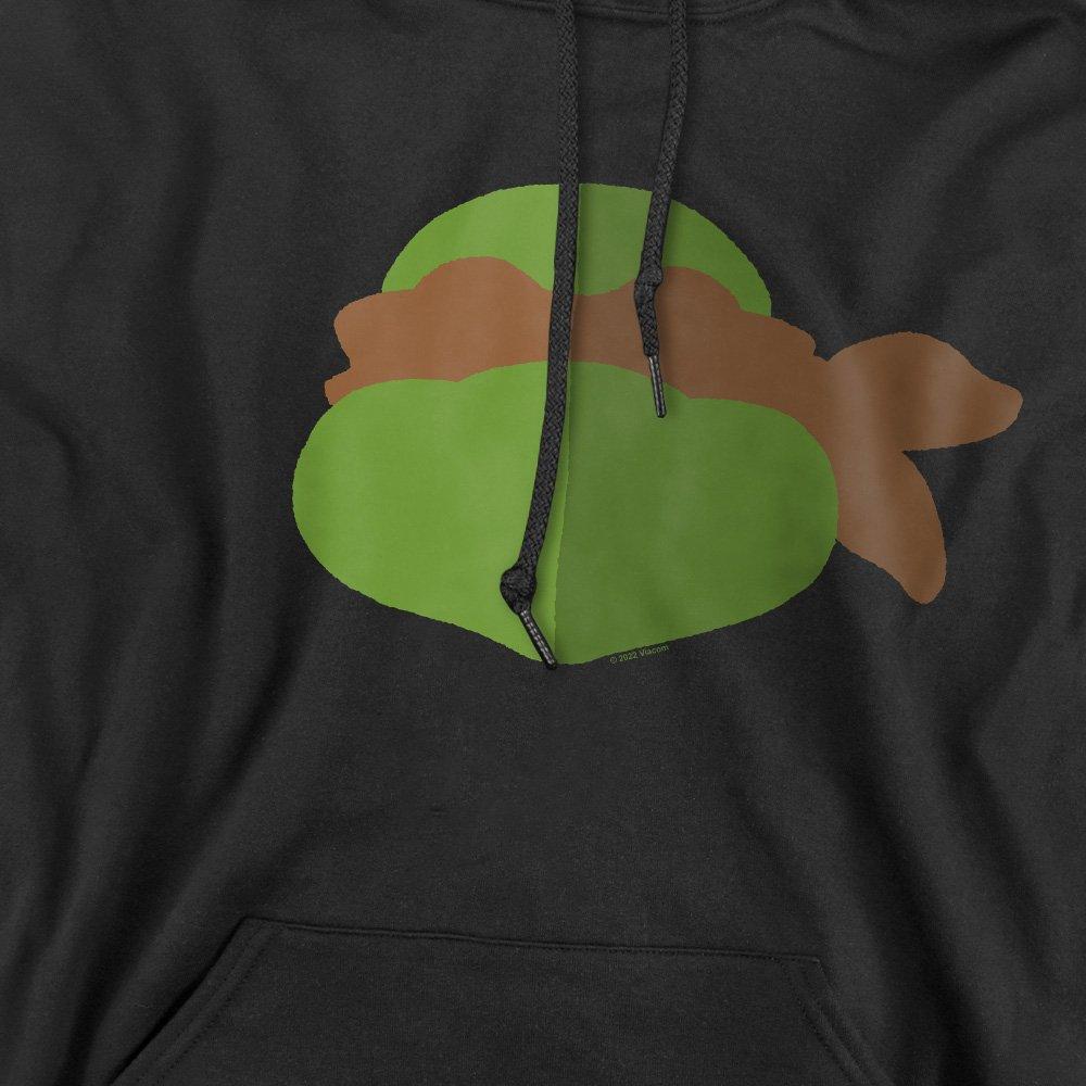Black - Teenage Mutant Ninja Turtles - Tmnt Mikey Face Unisex Hoodie Black - 2