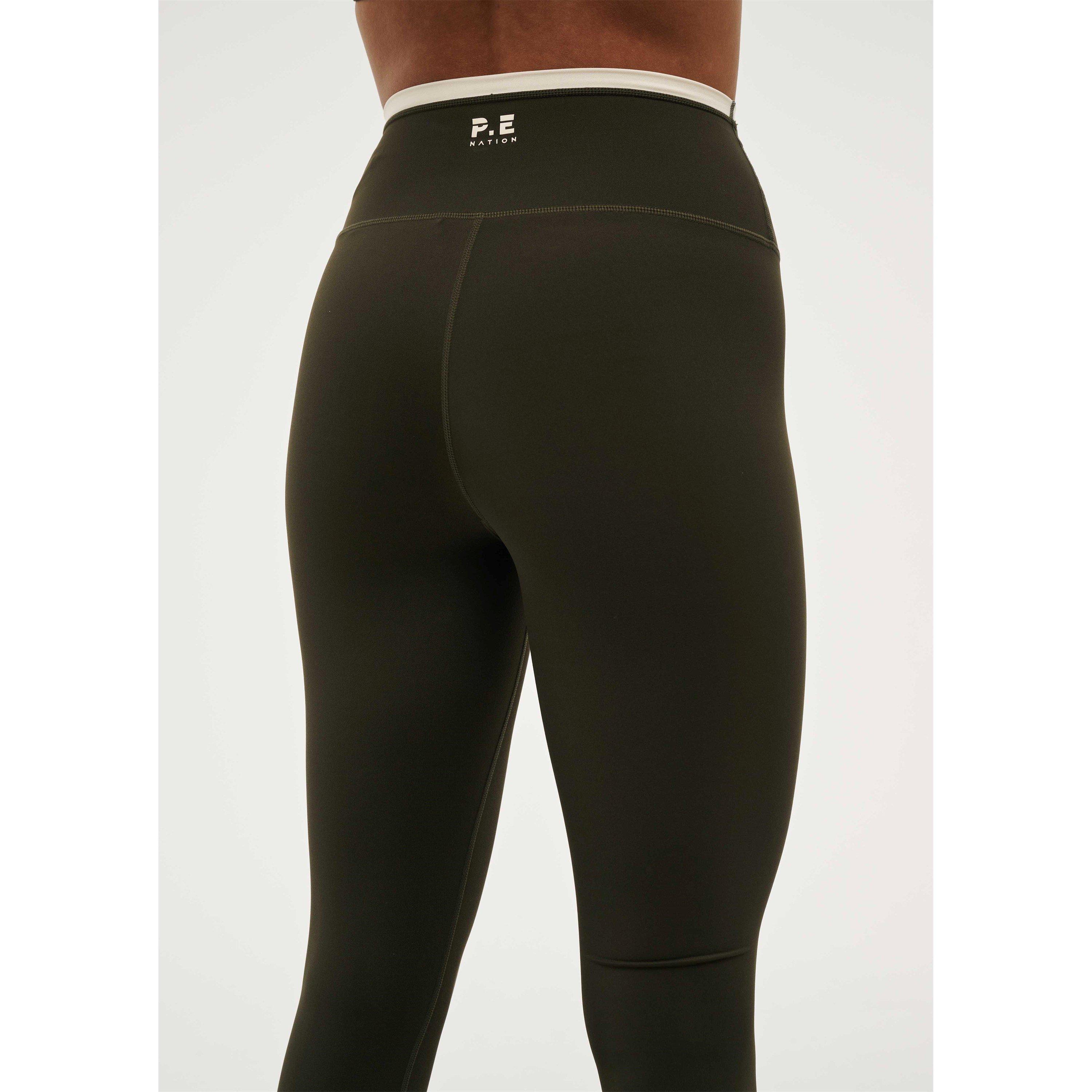 Forest/White - PE Nation - Vita Full Length Leggings - 3